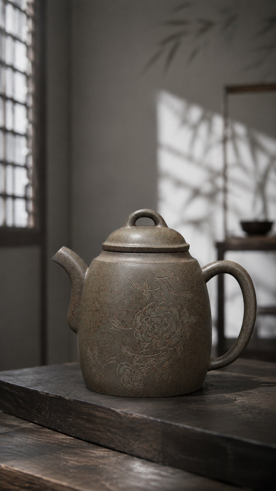 Hanyuan Yixing Zisha Teapot – Xiekeqing Clay, 180ml