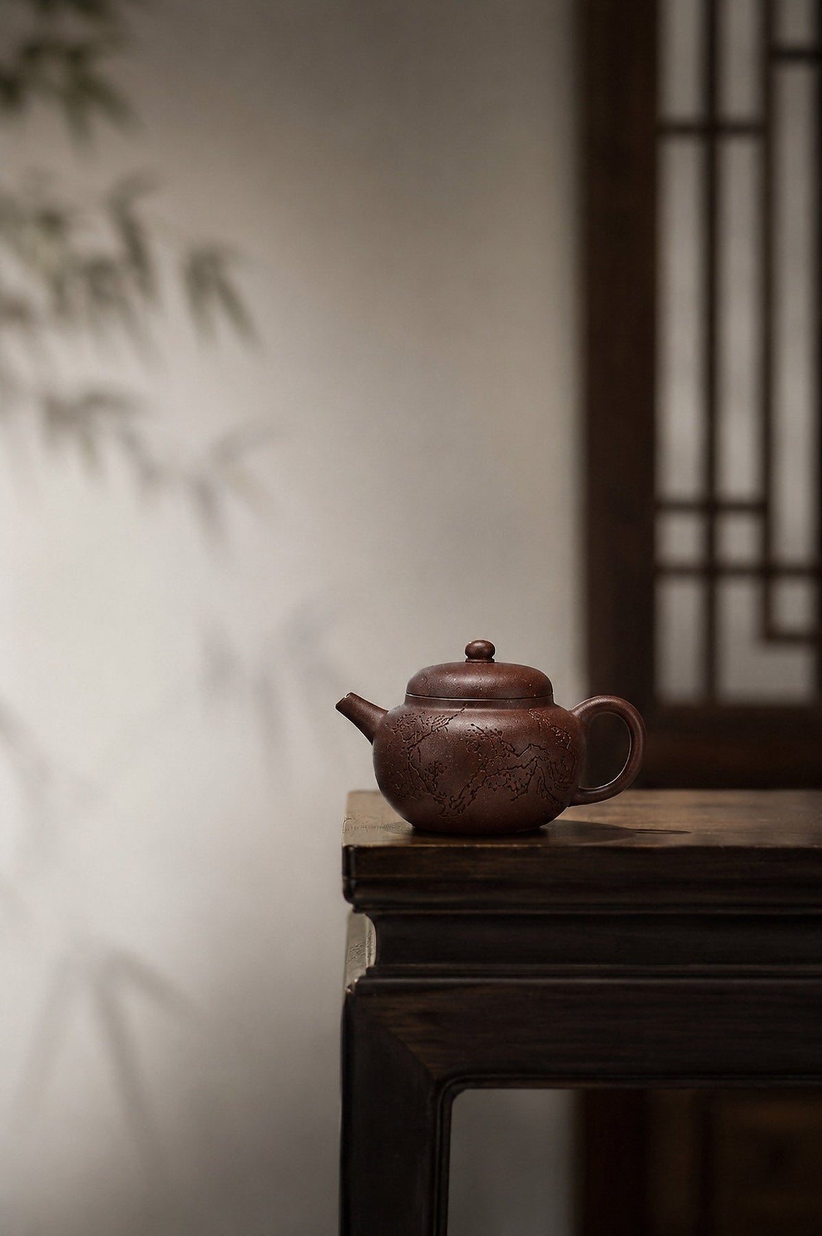 Heng Yuan Yixing Zisha Teapot – Aged Zini Clay, 100ml