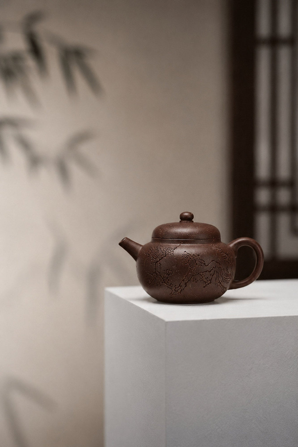 Heng Yuan Yixing Zisha Teapot – Aged Zini Clay, 100ml
