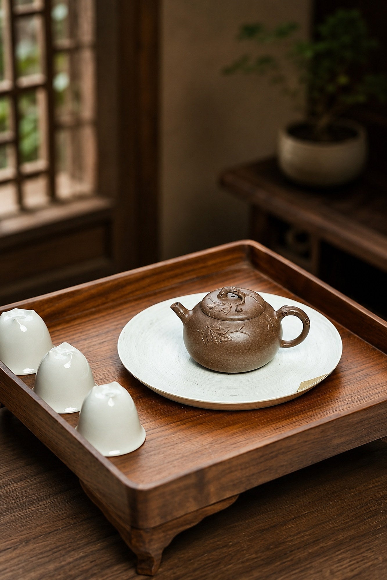 Zui Qing Huan Yixing Zisha Teapot – Duanni Clay, 180ml