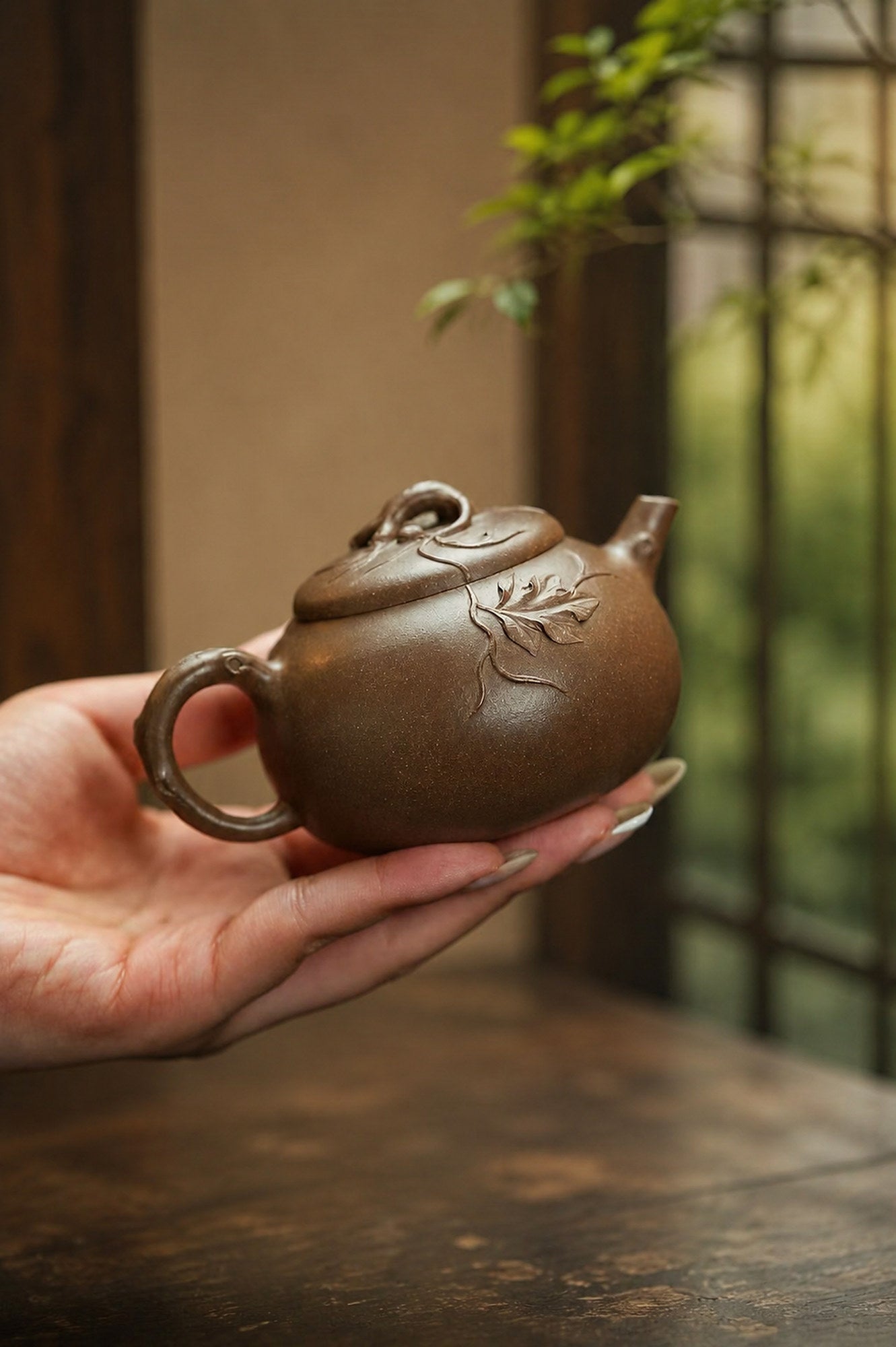 Zui Qing Huan Yixing Zisha Teapot – Duanni Clay, 180ml