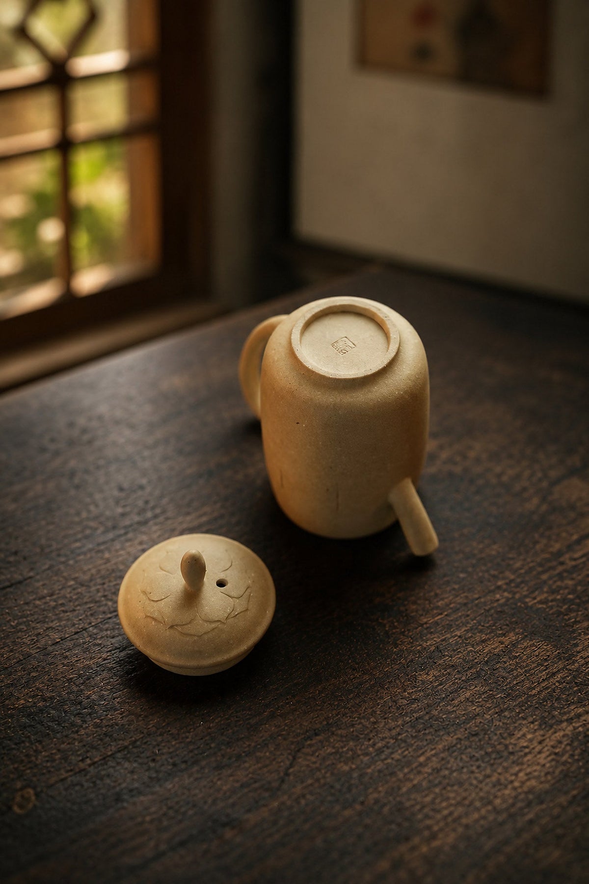 Handmade Jia Lan Ban Ruo Yixing Zisha Teapot – Benshan Luni Clay, 100ml