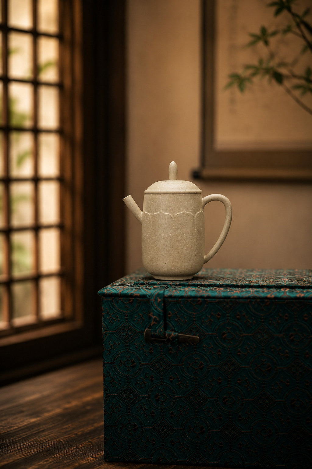 Handmade Jia Lan Ban Ruo Yixing Zisha Teapot – Benshan Luni Clay, 100ml