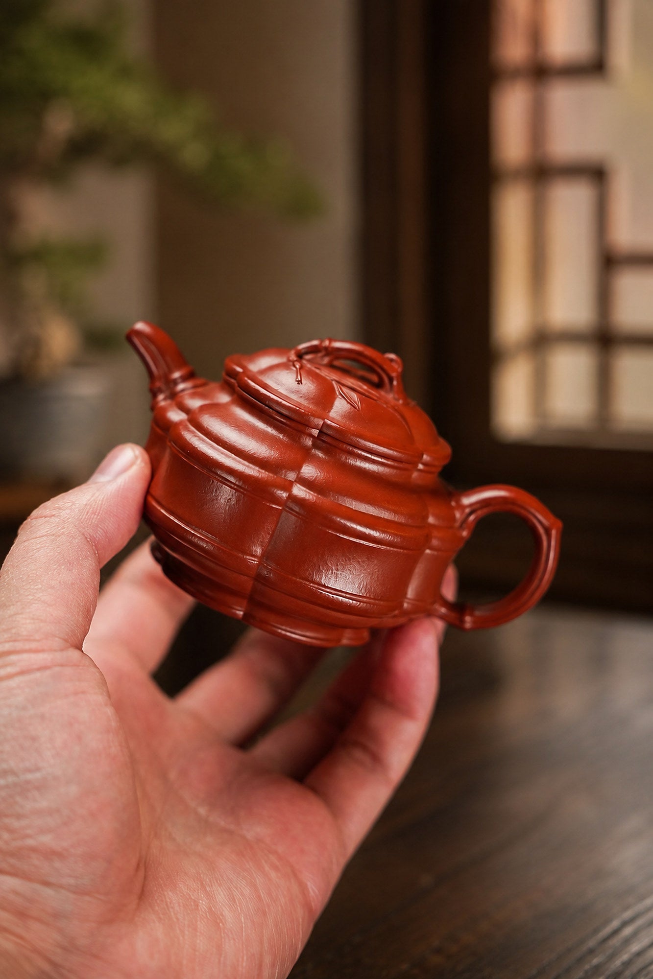 Handmade Jin Wen Zhu Gu Yixing Zisha Teapot – Zhuni Clay, 135ml