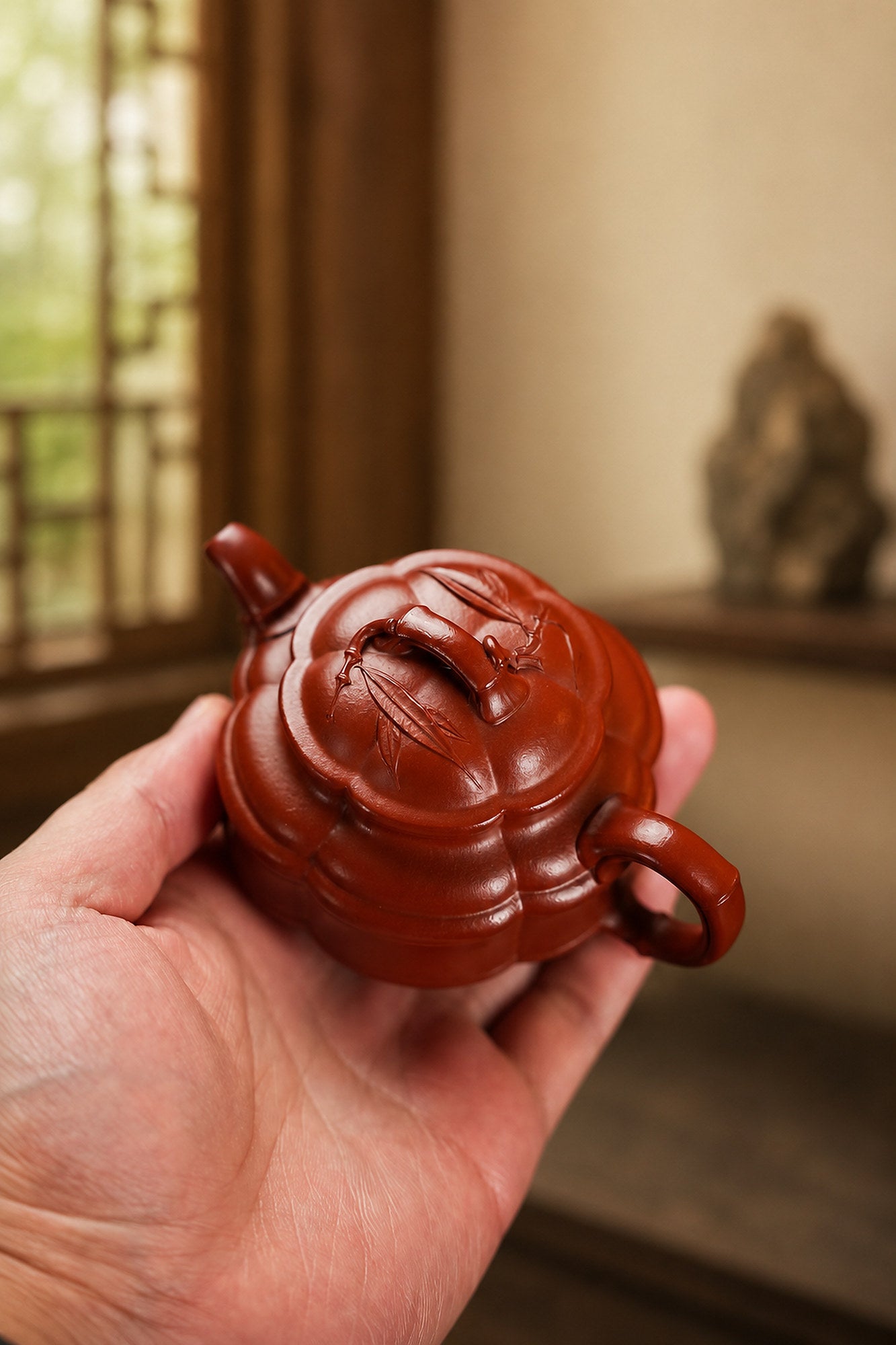 Handmade Jin Wen Zhu Gu Yixing Zisha Teapot – Zhuni Clay, 135ml