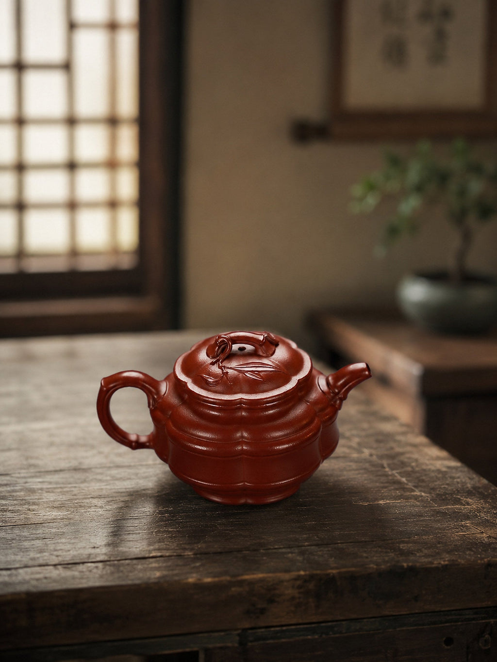 Handmade Jin Wen Zhu Gu Yixing Zisha Teapot – Zhuni Clay, 135ml