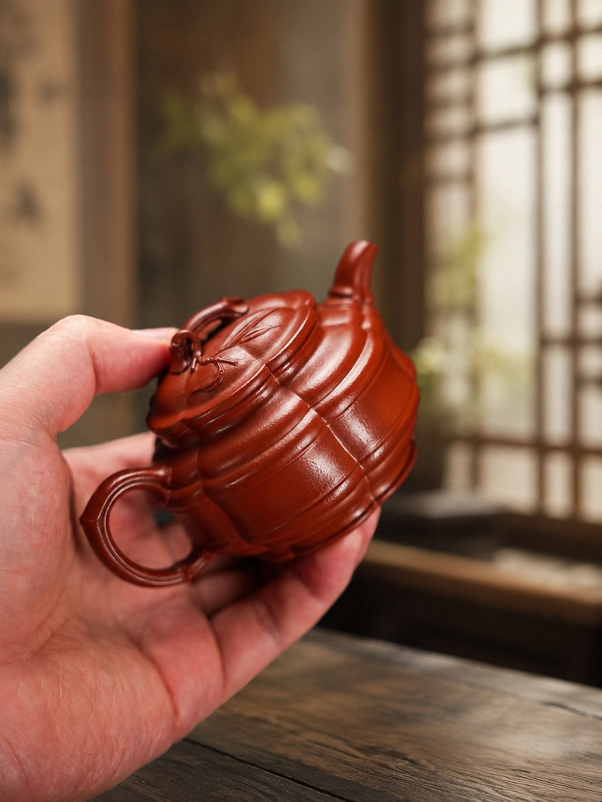 Handmade Jin Wen Zhu Gu Yixing Zisha Teapot – Zhuni Clay, 135ml