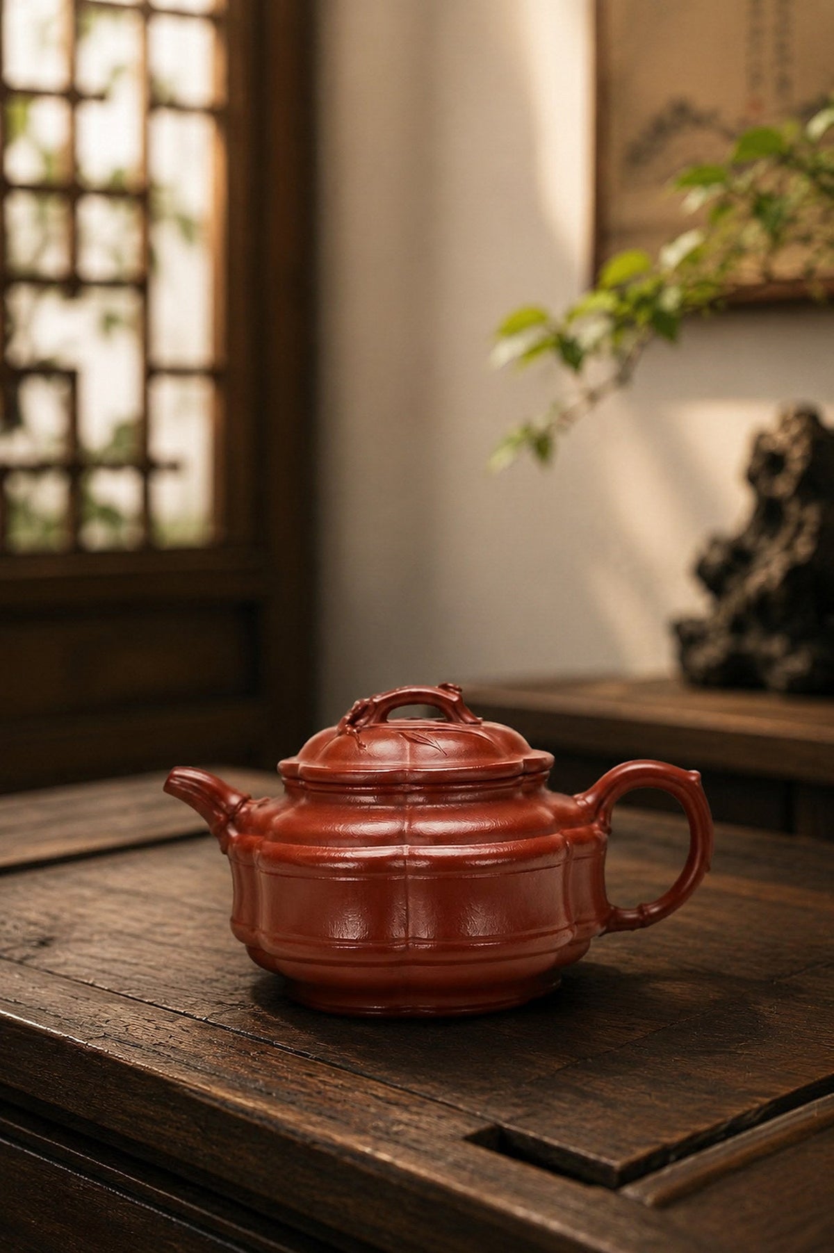 Handmade Jin Wen Zhu Gu Yixing Zisha Teapot – Zhuni Clay, 135ml