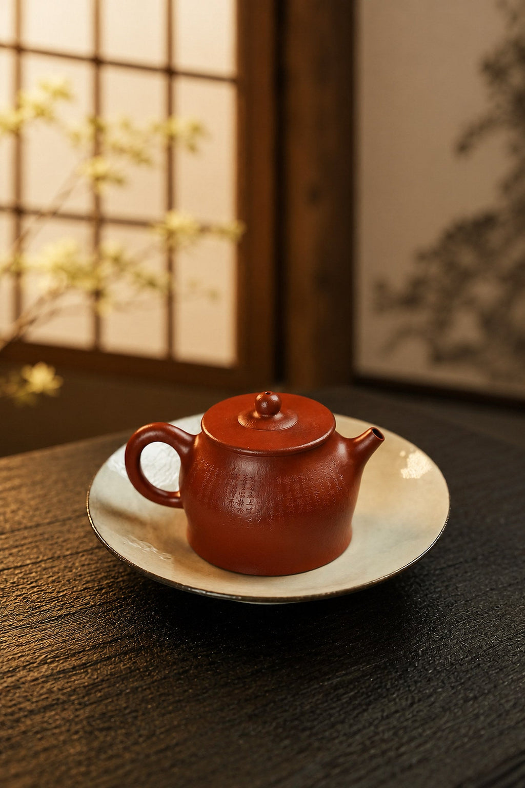 Handmade Jing Guan Yixing Zisha Teapot – Zhuni Clay, 130ml