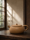 Handmade Jinglan Yixing Zisha Teapot – Golden Duanni Clay, 160ml