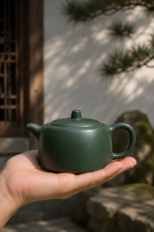 Handmade Jinglan Yixing Zisha Teapot – Luni Clay, 120ml