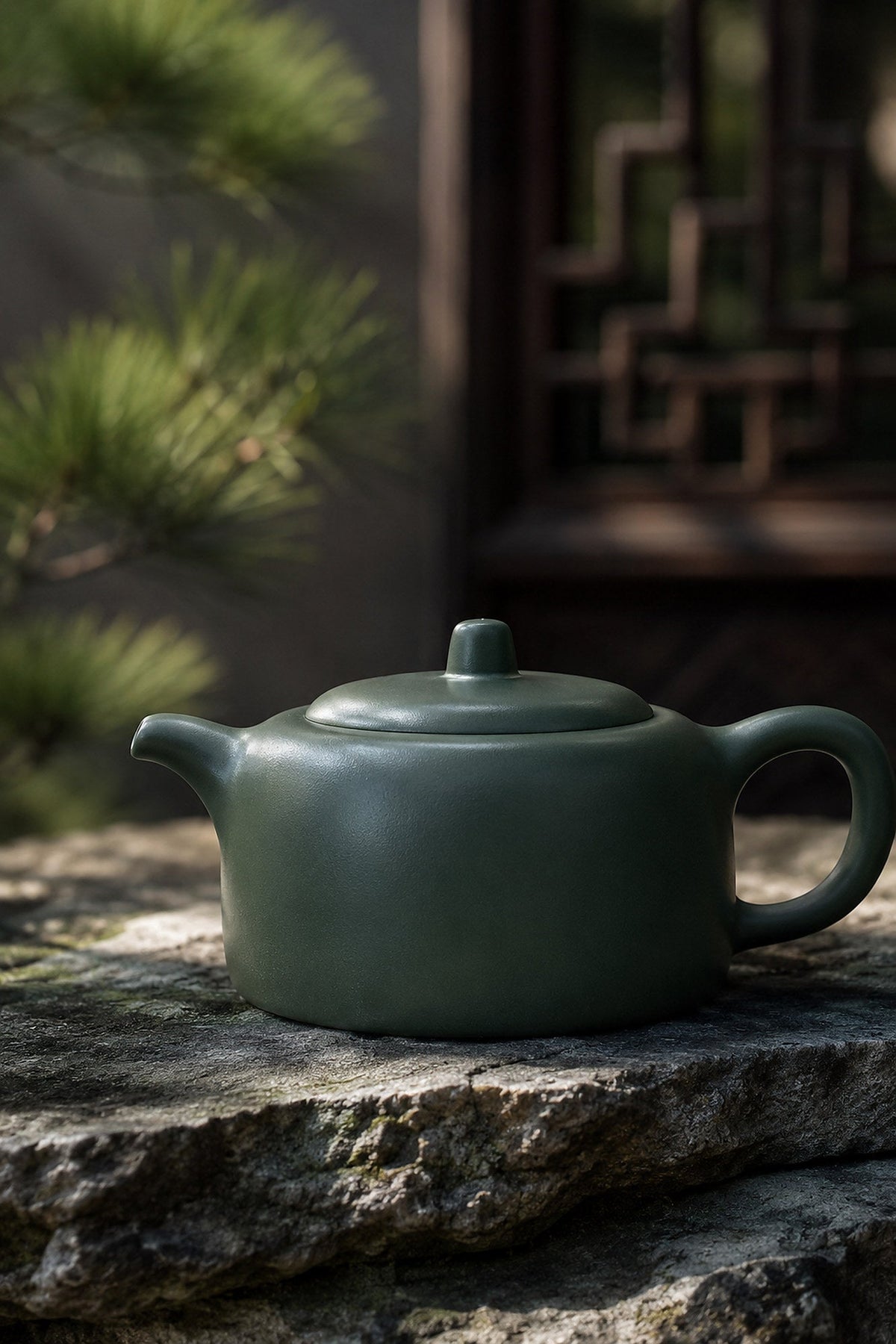 Handmade Jinglan Yixing Zisha Teapot – Luni Clay, 120ml