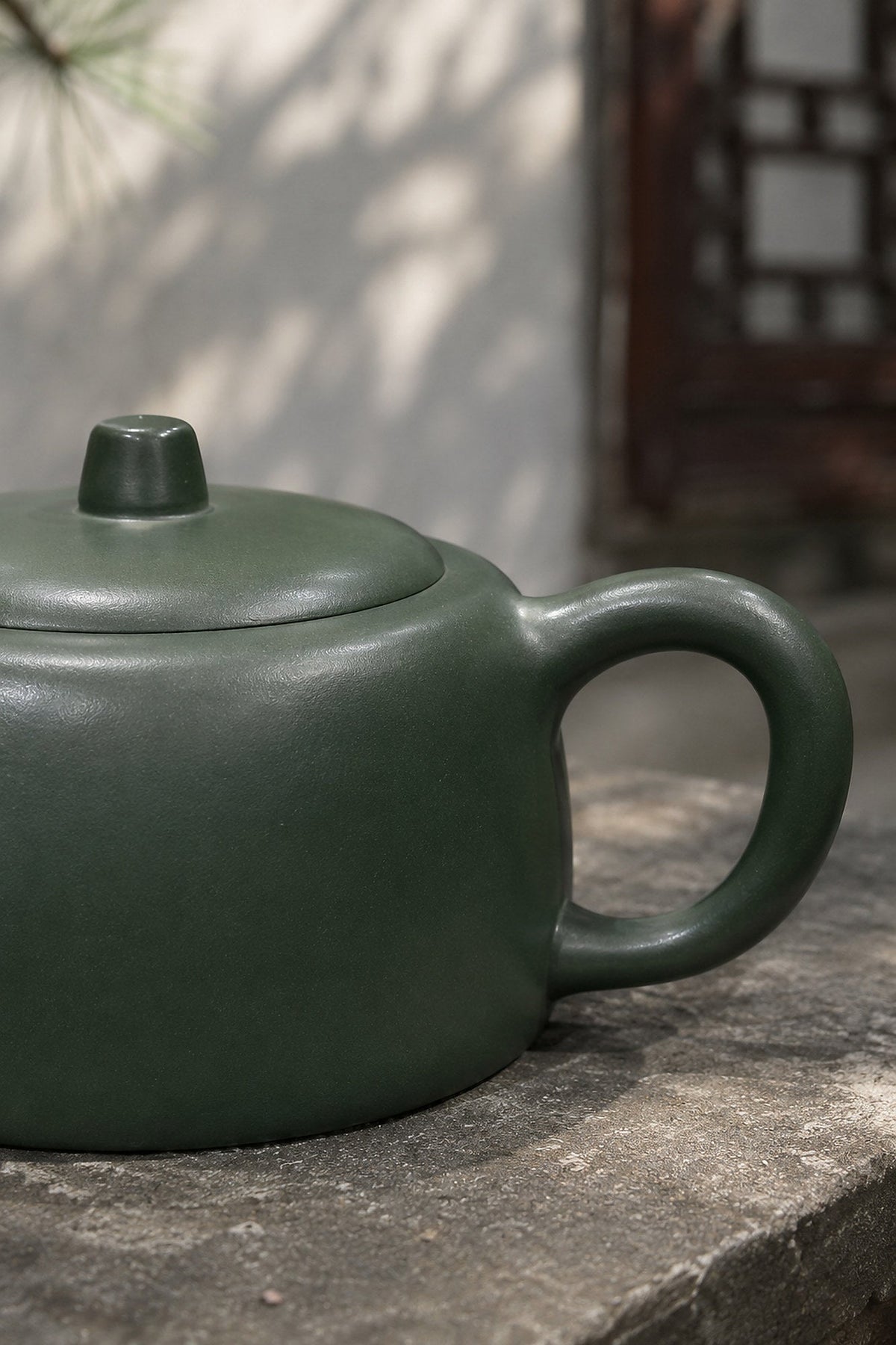 Handmade Jinglan Yixing Zisha Teapot – Luni Clay, 120ml