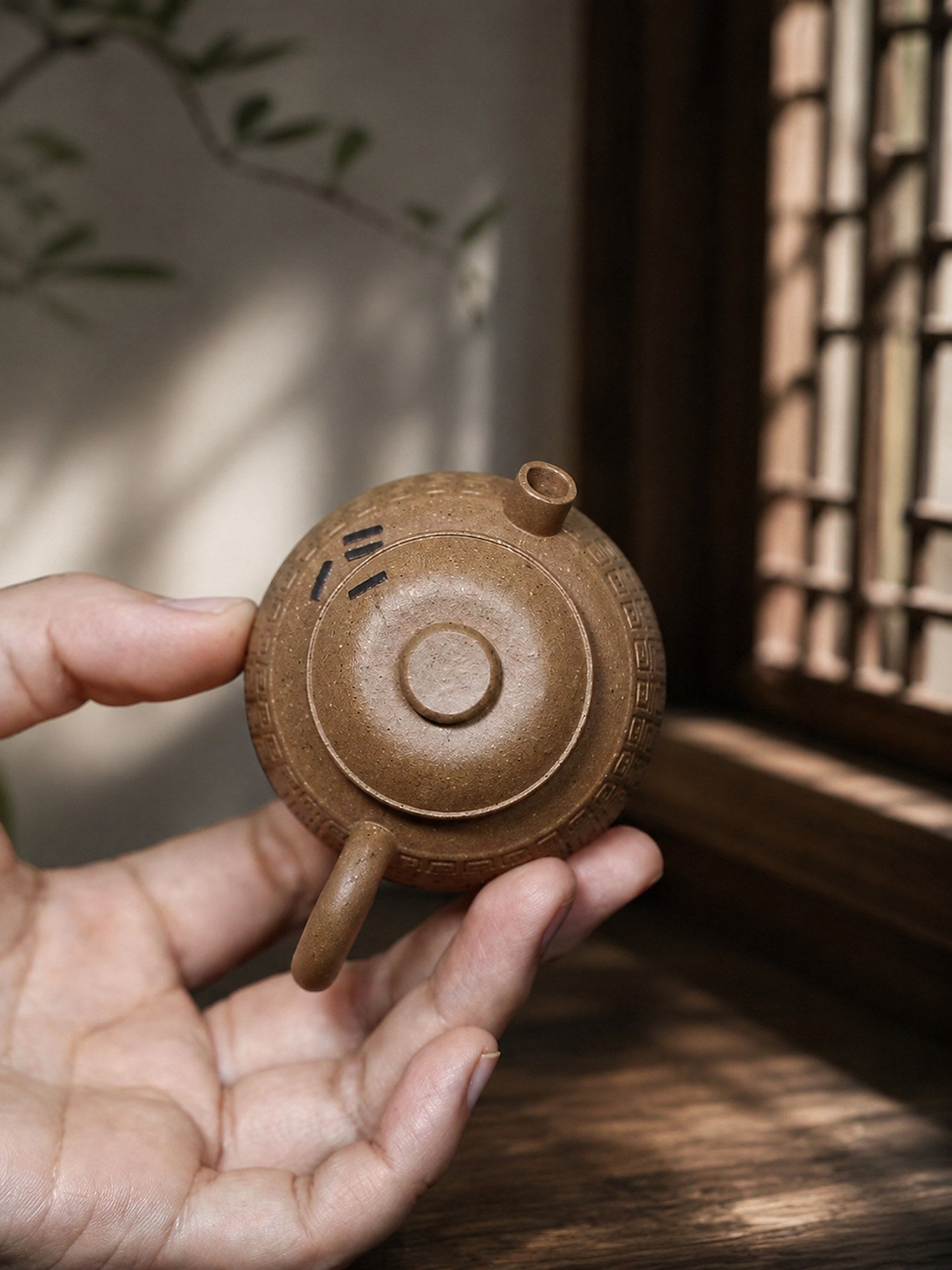 Handmade Ju Lun Yixing Zisha Teapot – Aged Duanni Clay, 90ml
