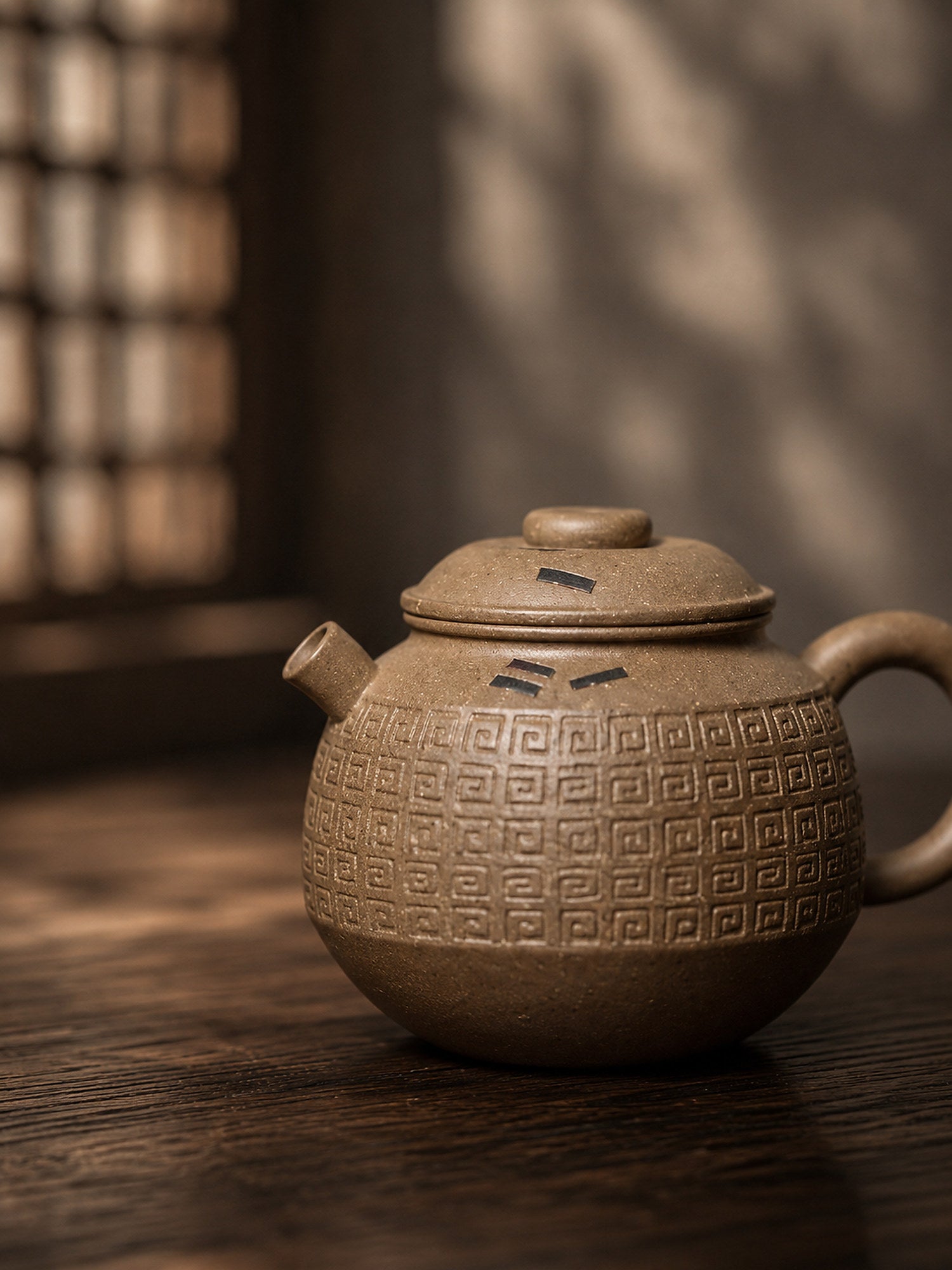 Handmade Ju Lun Yixing Zisha Teapot – Aged Duanni Clay, 90ml