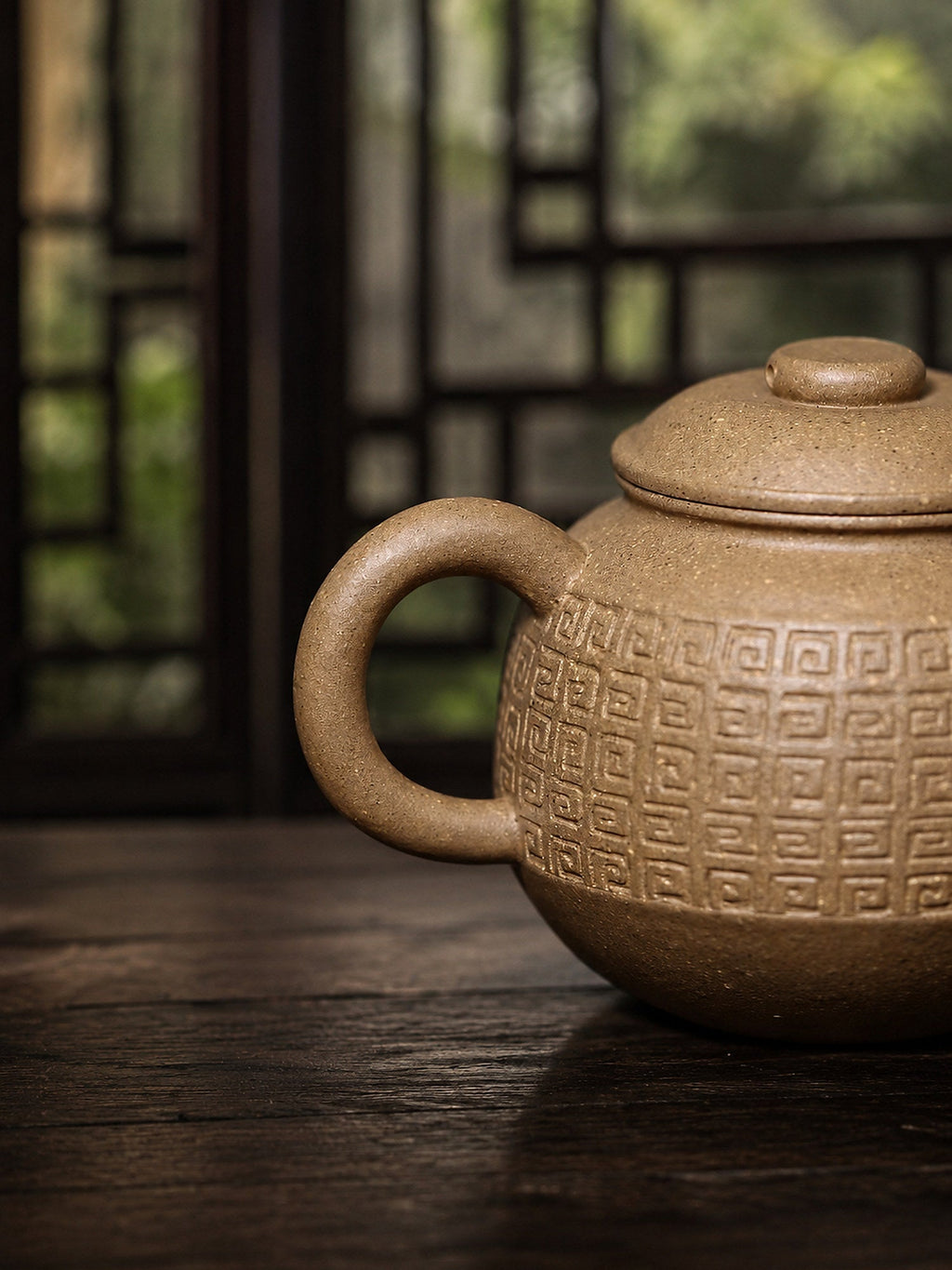 Handmade Ju Lun Yixing Zisha Teapot – Aged Duanni Clay, 90ml