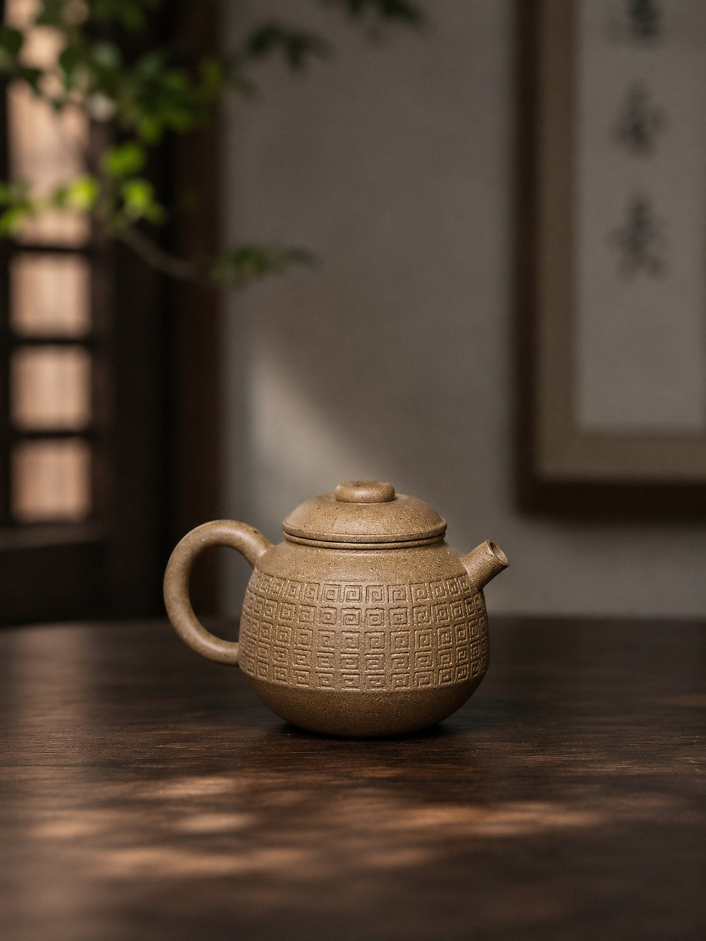 Handmade Ju Lun Yixing Zisha Teapot – Aged Duanni Clay, 90ml