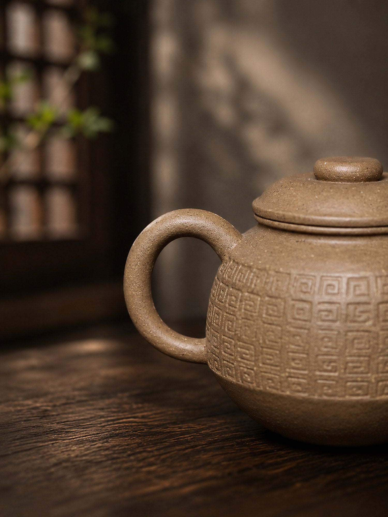 Handmade Ju Lun Yixing Zisha Teapot – Aged Duanni Clay, 90ml