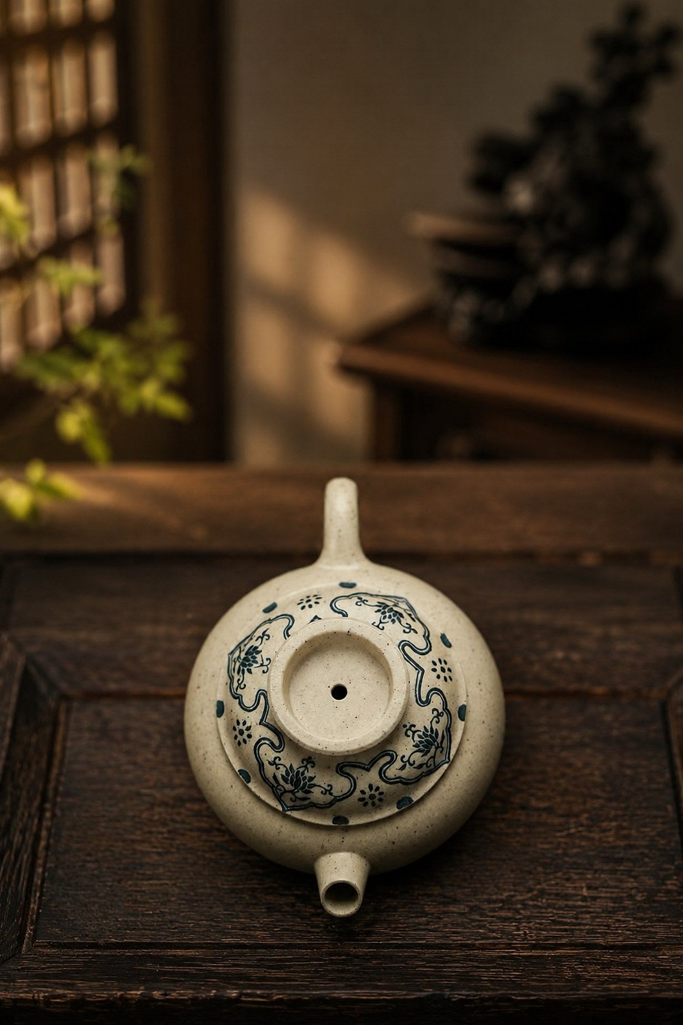 Fu Jia Ju Lun Yixing Zisha Teapot – Baiyu Duanni Clay, 85ml