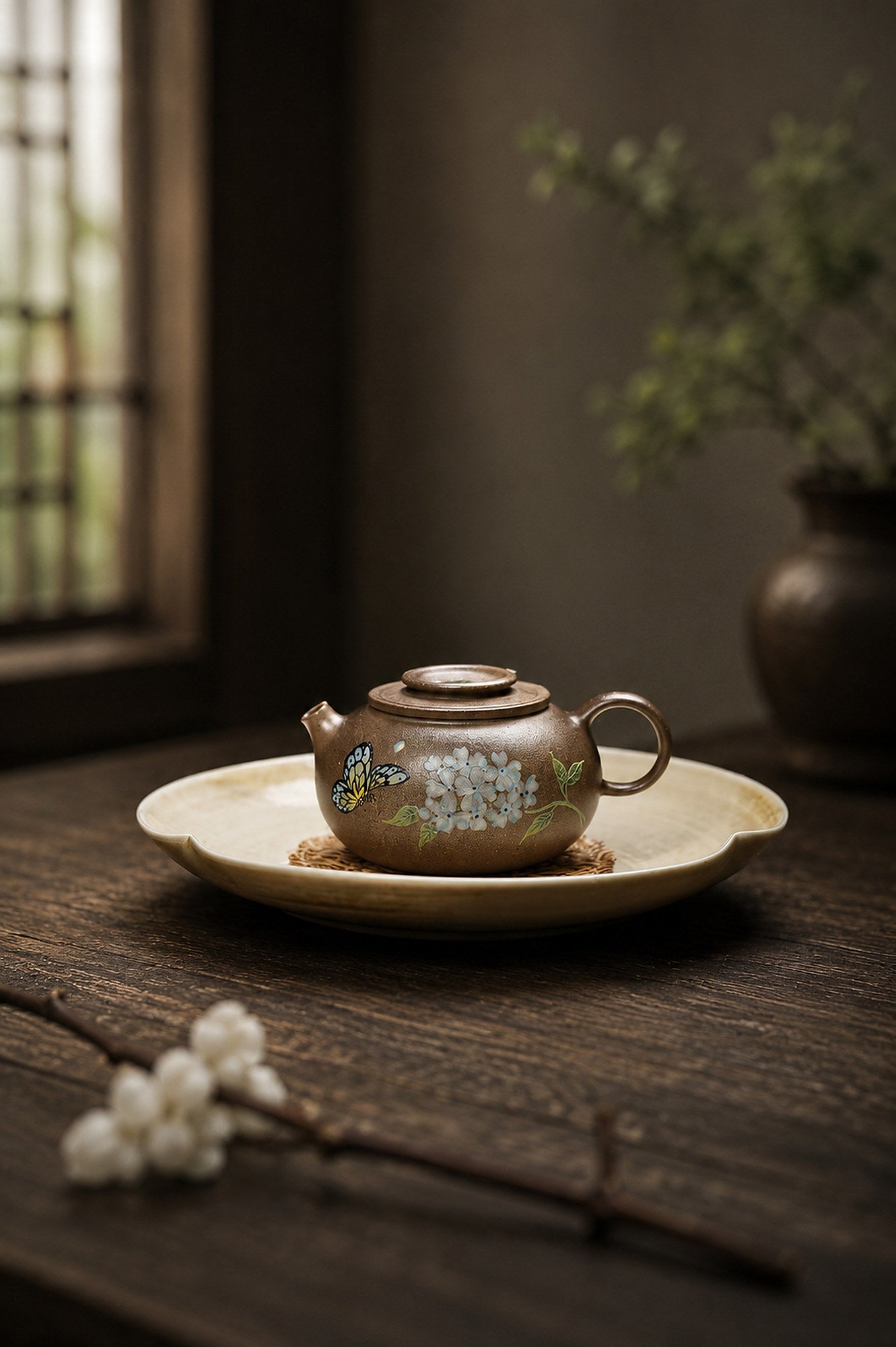 Ju Lun Yixing Zisha Teapot – Qing Jiangponi Clay, 90ml