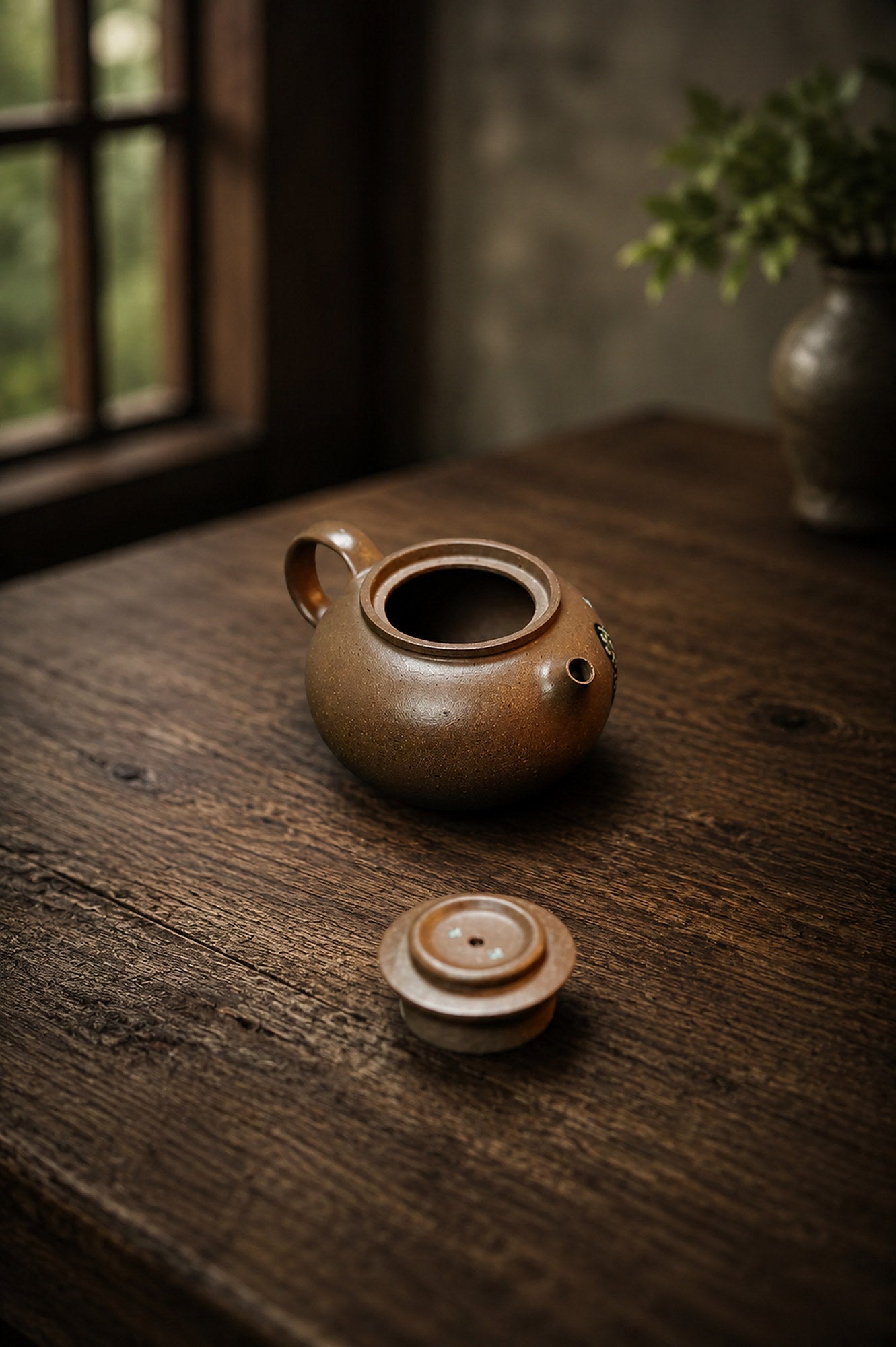 Ju Lun Yixing Zisha Teapot – Qing Jiangponi Clay, 90ml