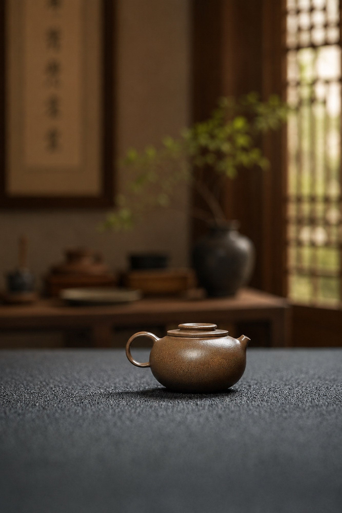 Ju Lun Yixing Zisha Teapot – Qing Jiangponi Clay, 90ml