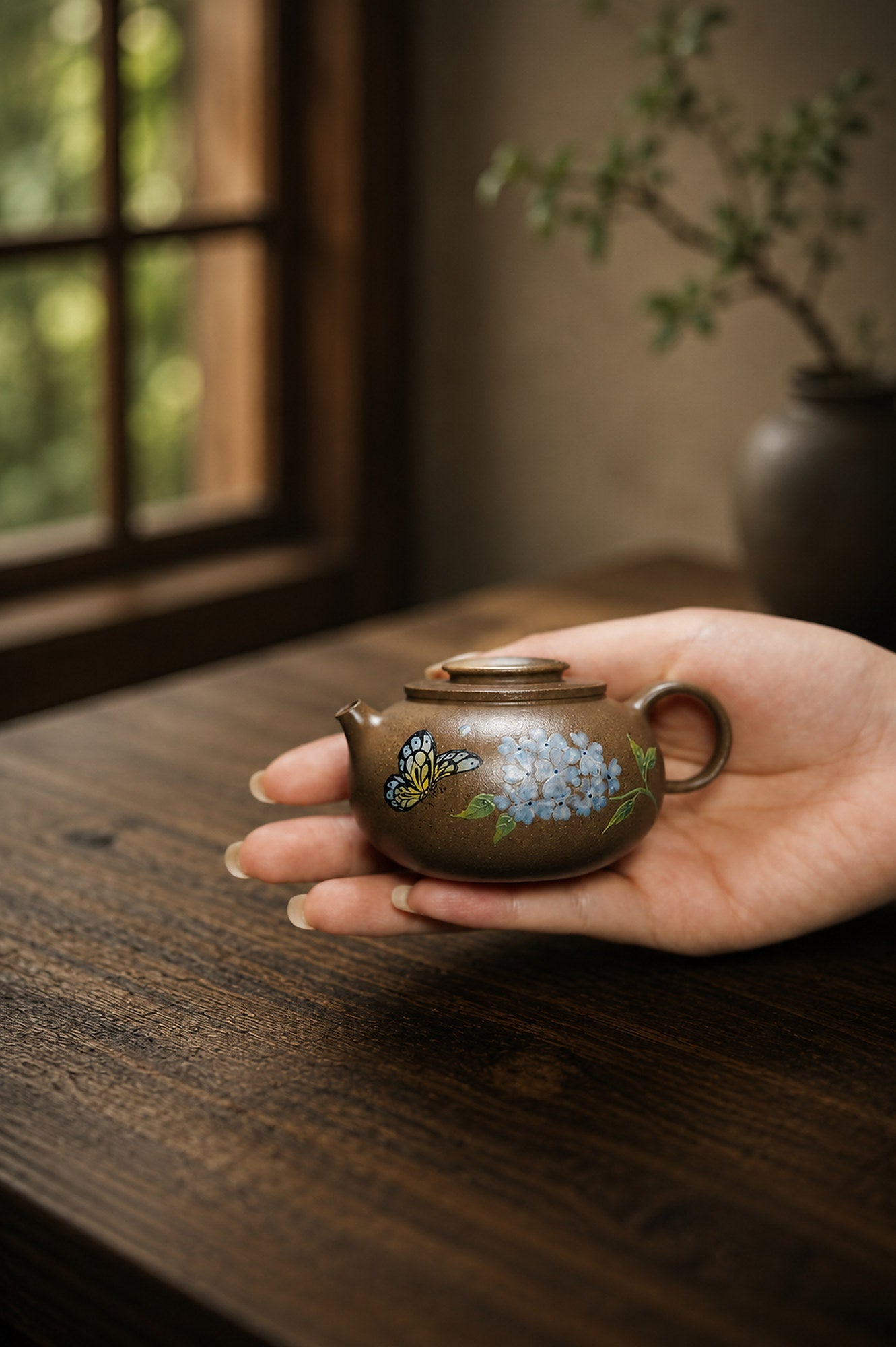 Ju Lun Yixing Zisha Teapot – Qing Jiangponi Clay, 90ml