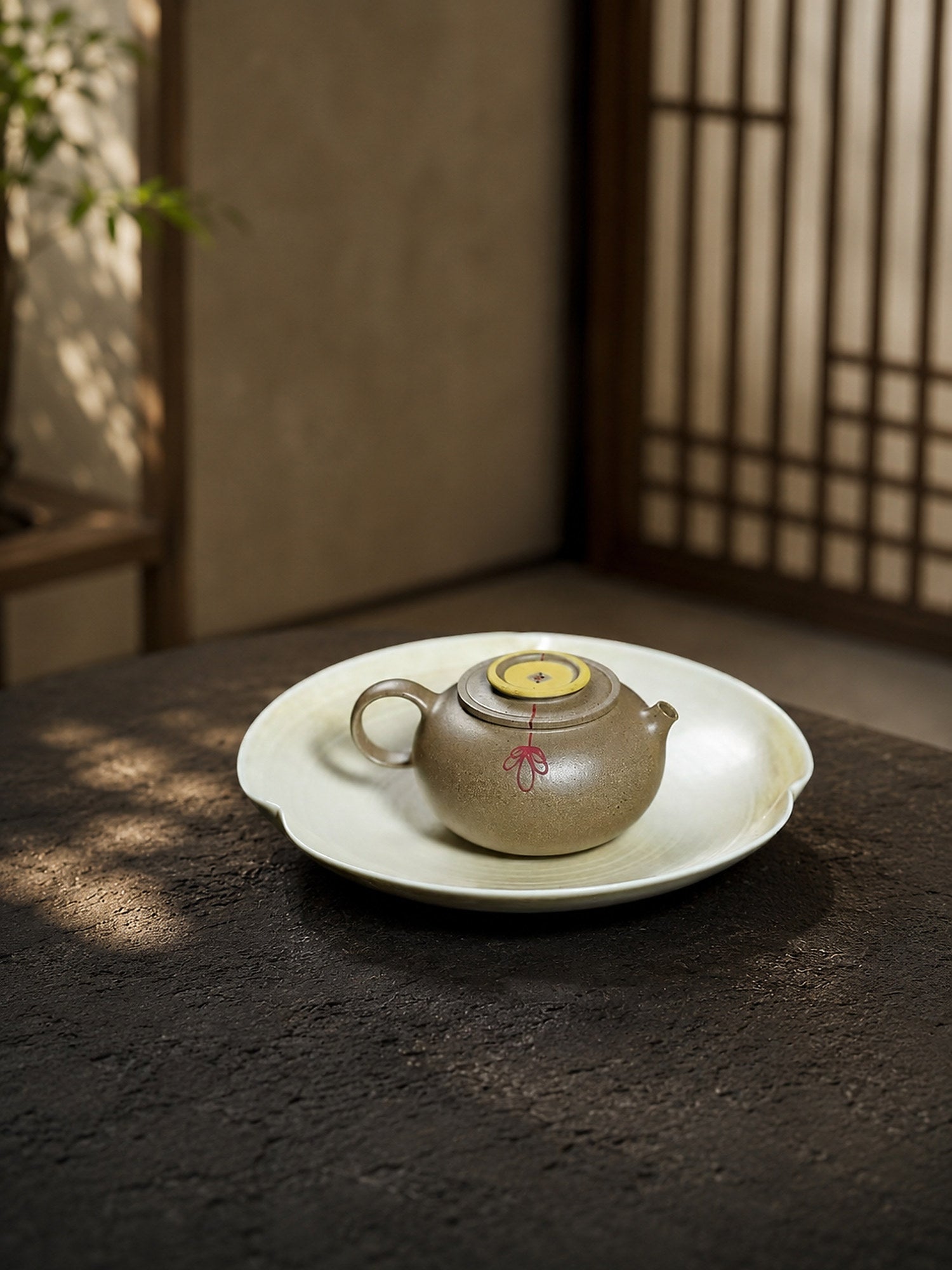 Fu Yun Ju Lun Yixing Zisha Teapot – Qing Jiangponi Clay, 90ml
