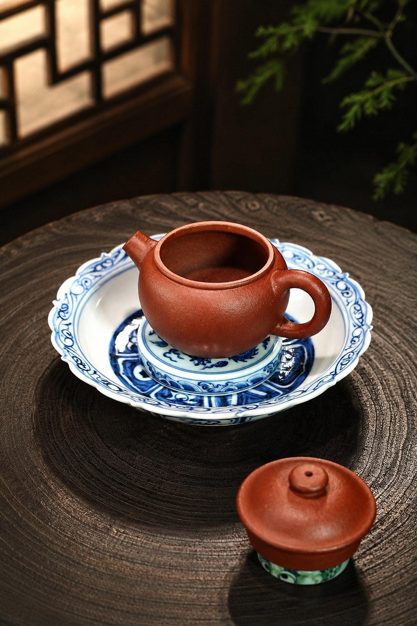 Handmade Ju Lun Yixing Zisha Teapot – Taohua Clay, 110ml