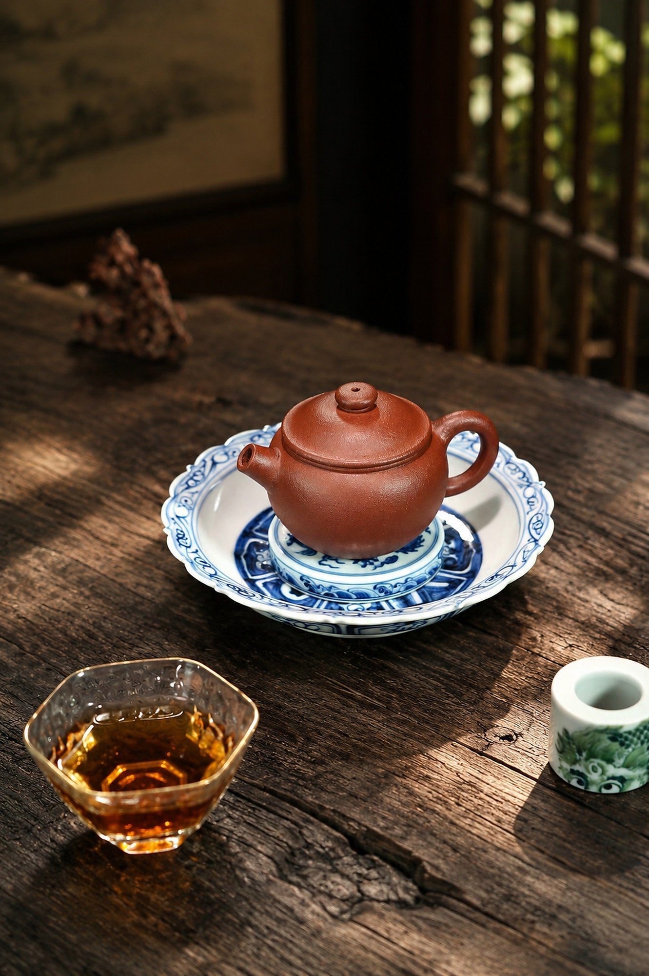 Handmade Ju Lun Yixing Zisha Teapot – Taohua Clay, 110ml