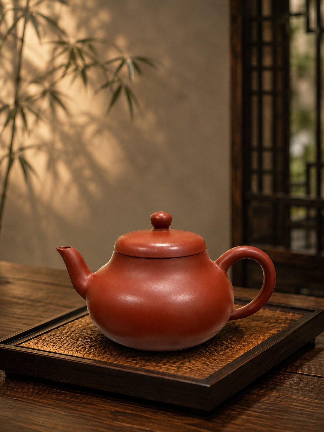 Handmade Jun De Yixing Zisha Teapot – Dahongpao Clay, 140ml