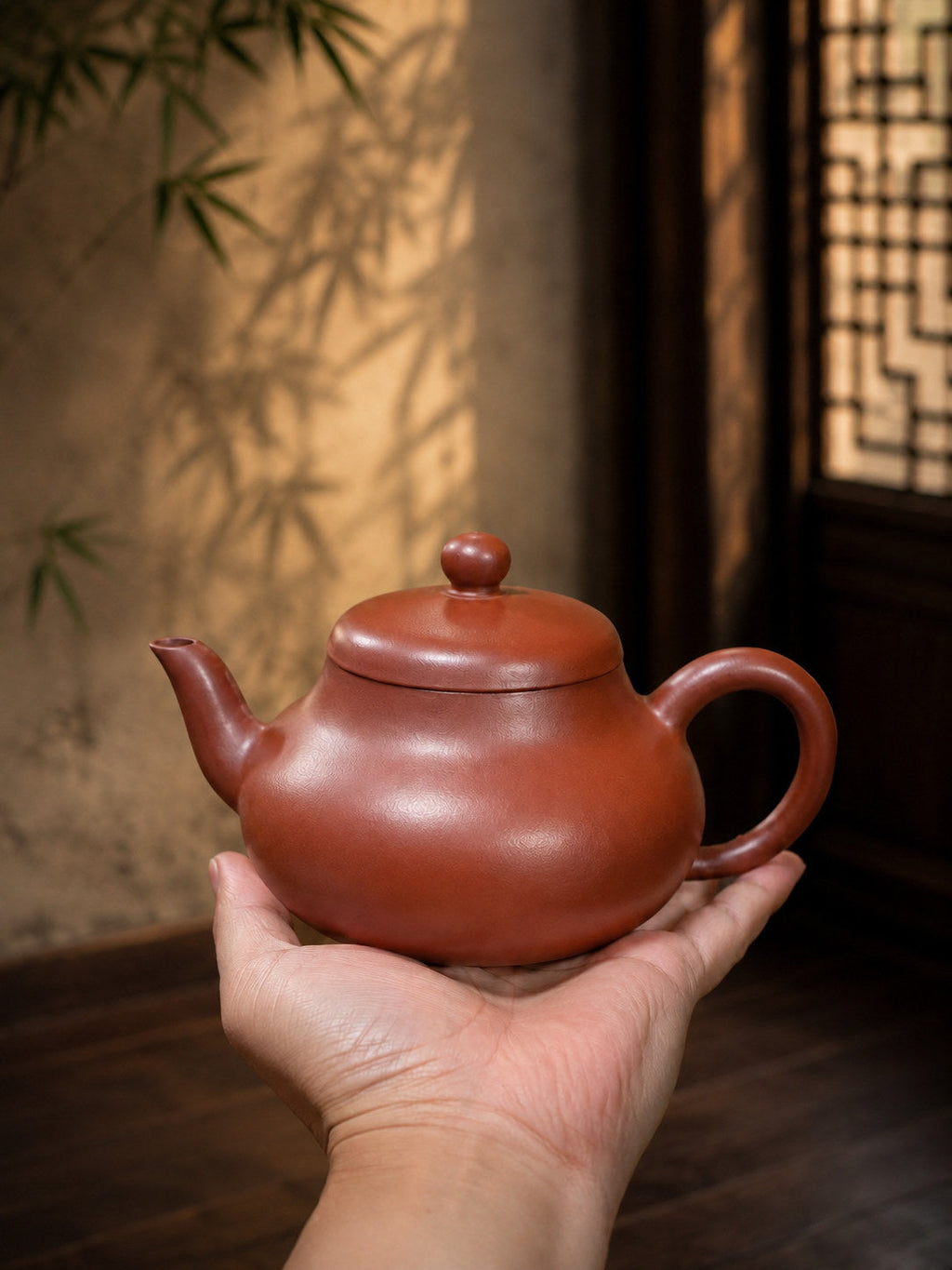Handmade Jun De Yixing Zisha Teapot – Dahongpao Clay, 140ml