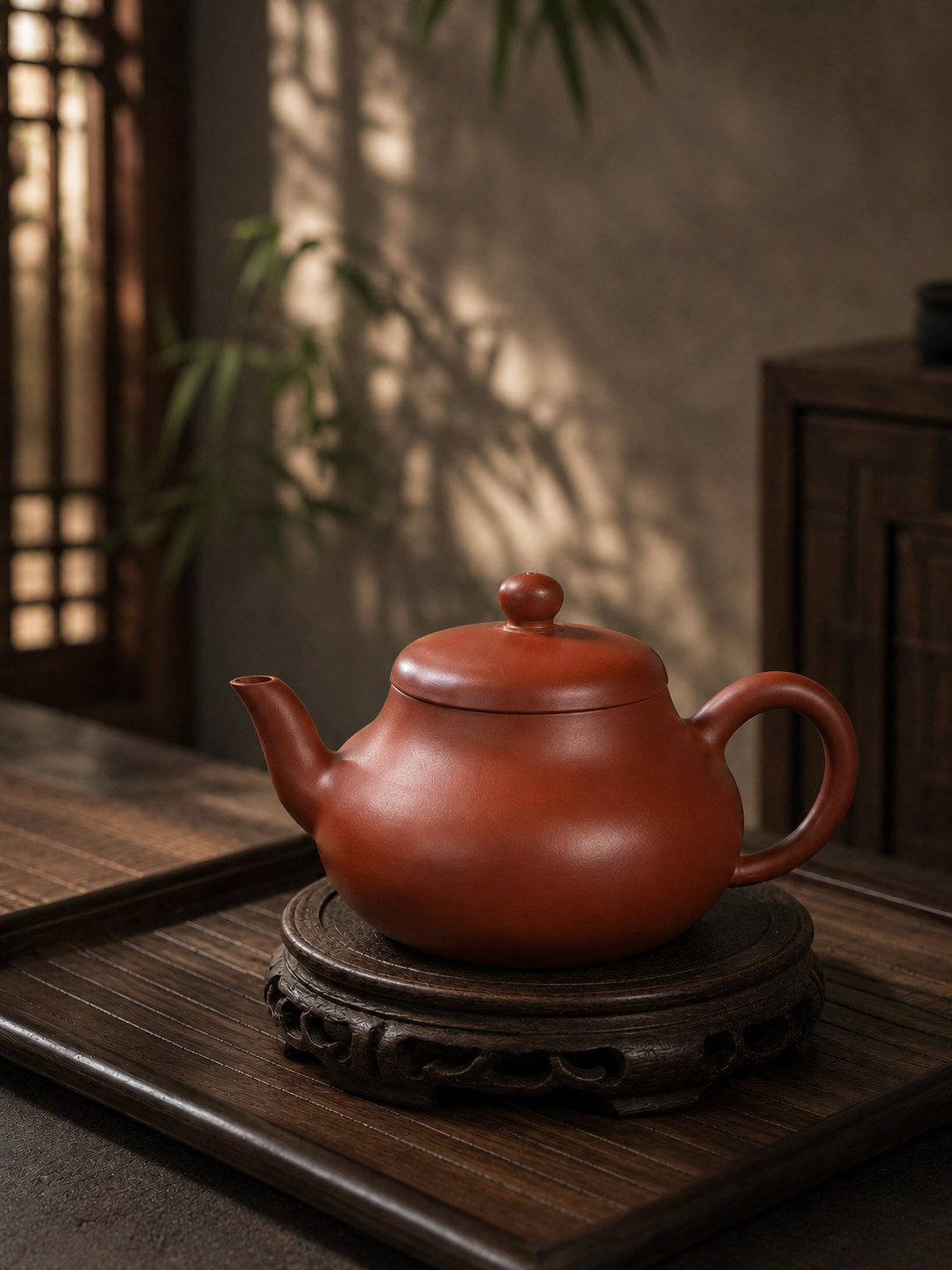 Handmade Jun De Yixing Zisha Teapot – Dahongpao Clay, 140ml