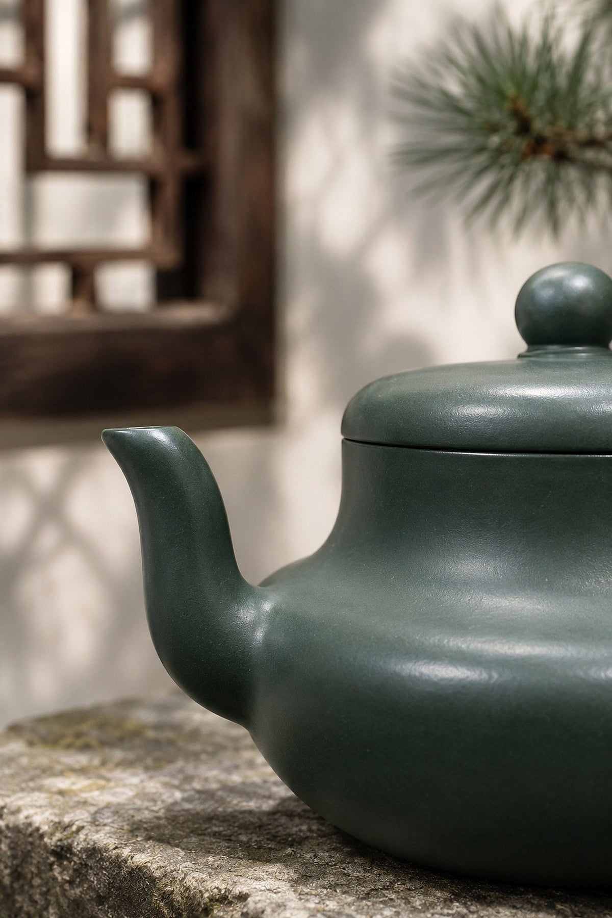 Handmade Jun De Yixing Zisha Teapot – Luni Clay, 140ml