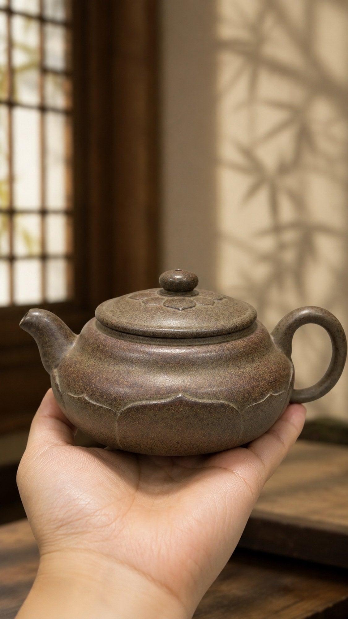 Lianyun Yixing Zisha Teapot – Xiekeqing Clay, 180ml – No. 203