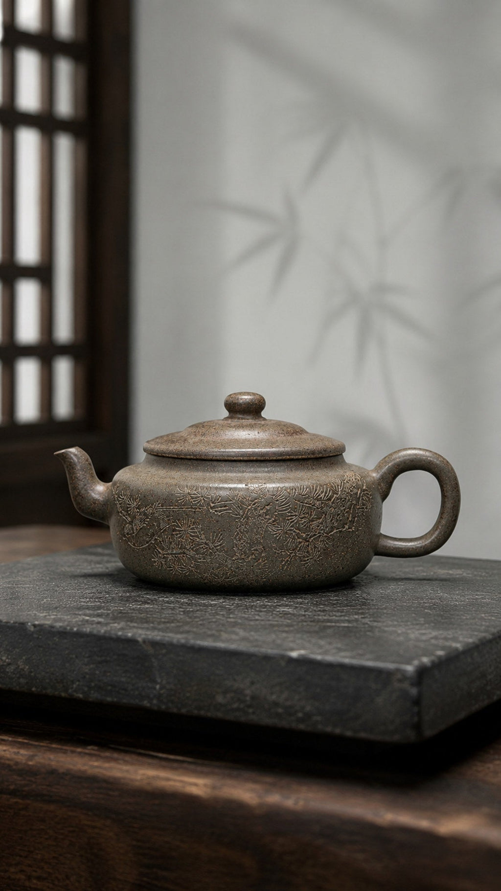 Lianzi Yixing Zisha Teapot – Xiekeqing Clay, 210ml