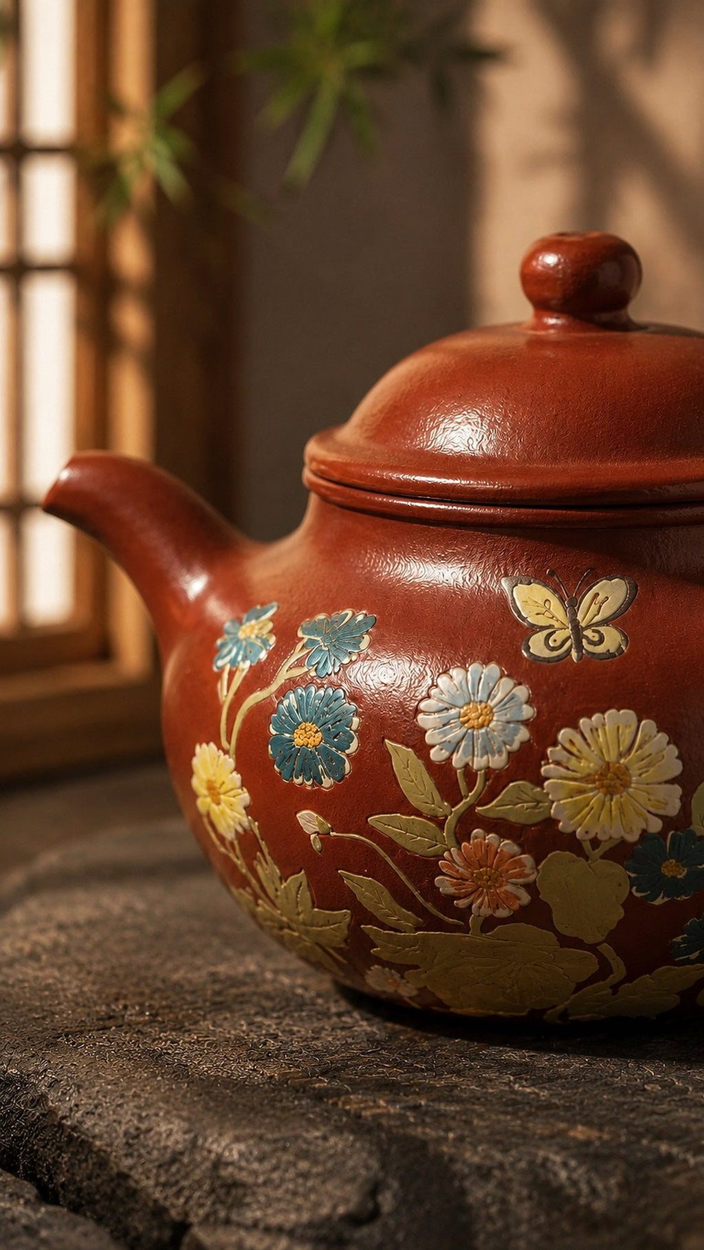 Lianzi Yixing Zisha Teapot – Zhuni Clay, 100ml