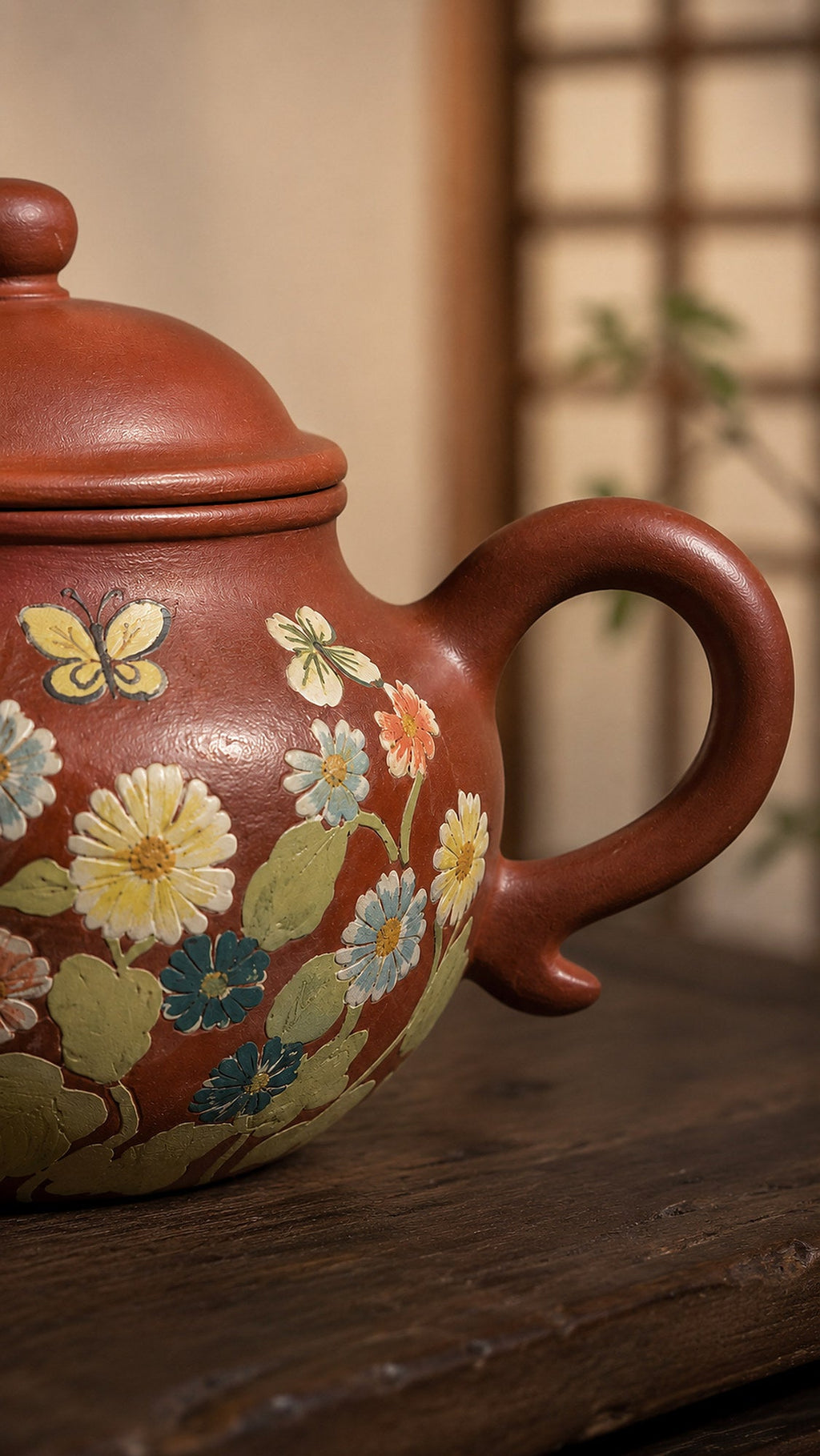 Lianzi Yixing Zisha Teapot – Zhuni Clay, 100ml