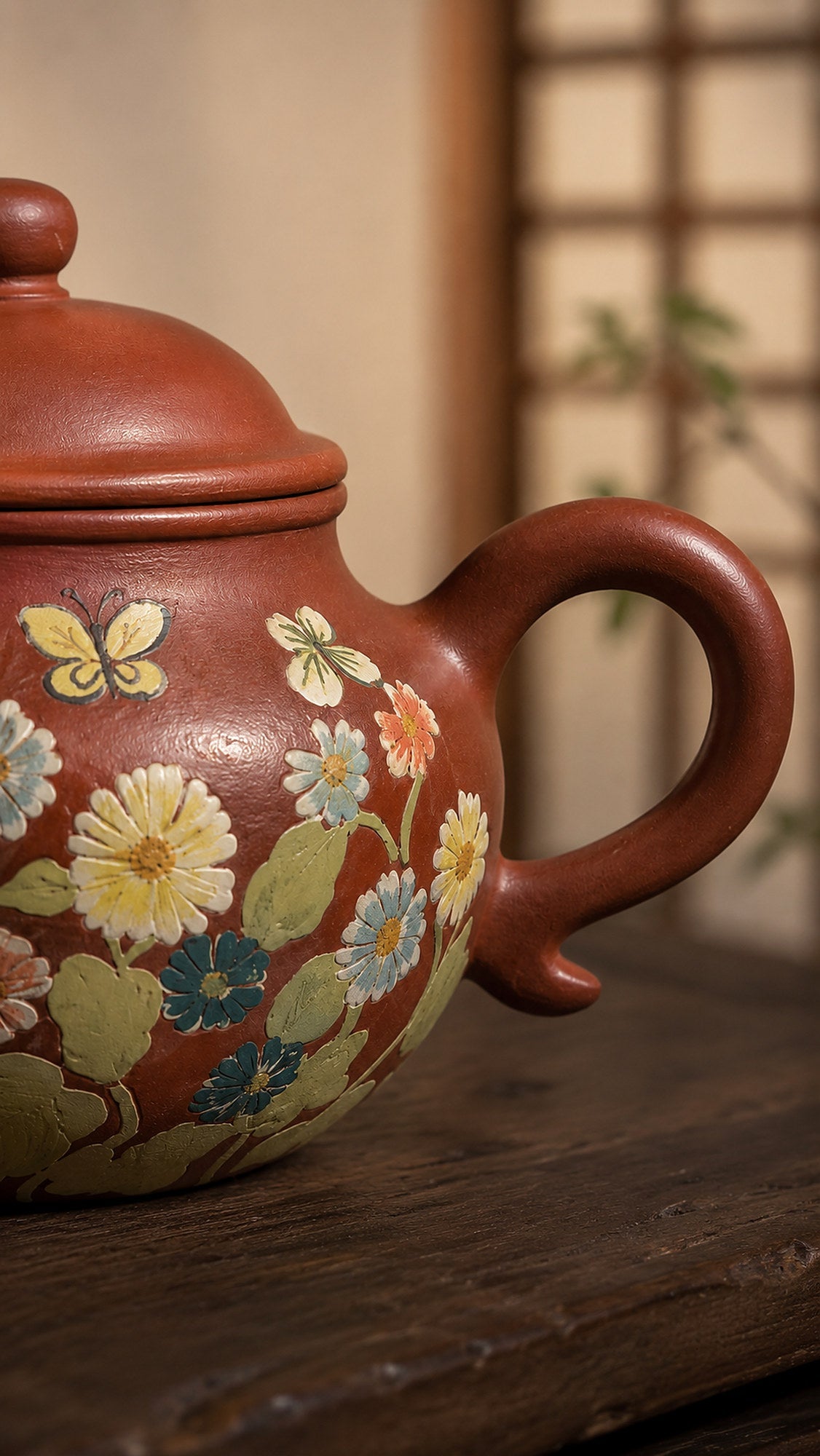 Lianzi Yixing Zisha Teapot – Zhuni Clay, 100ml