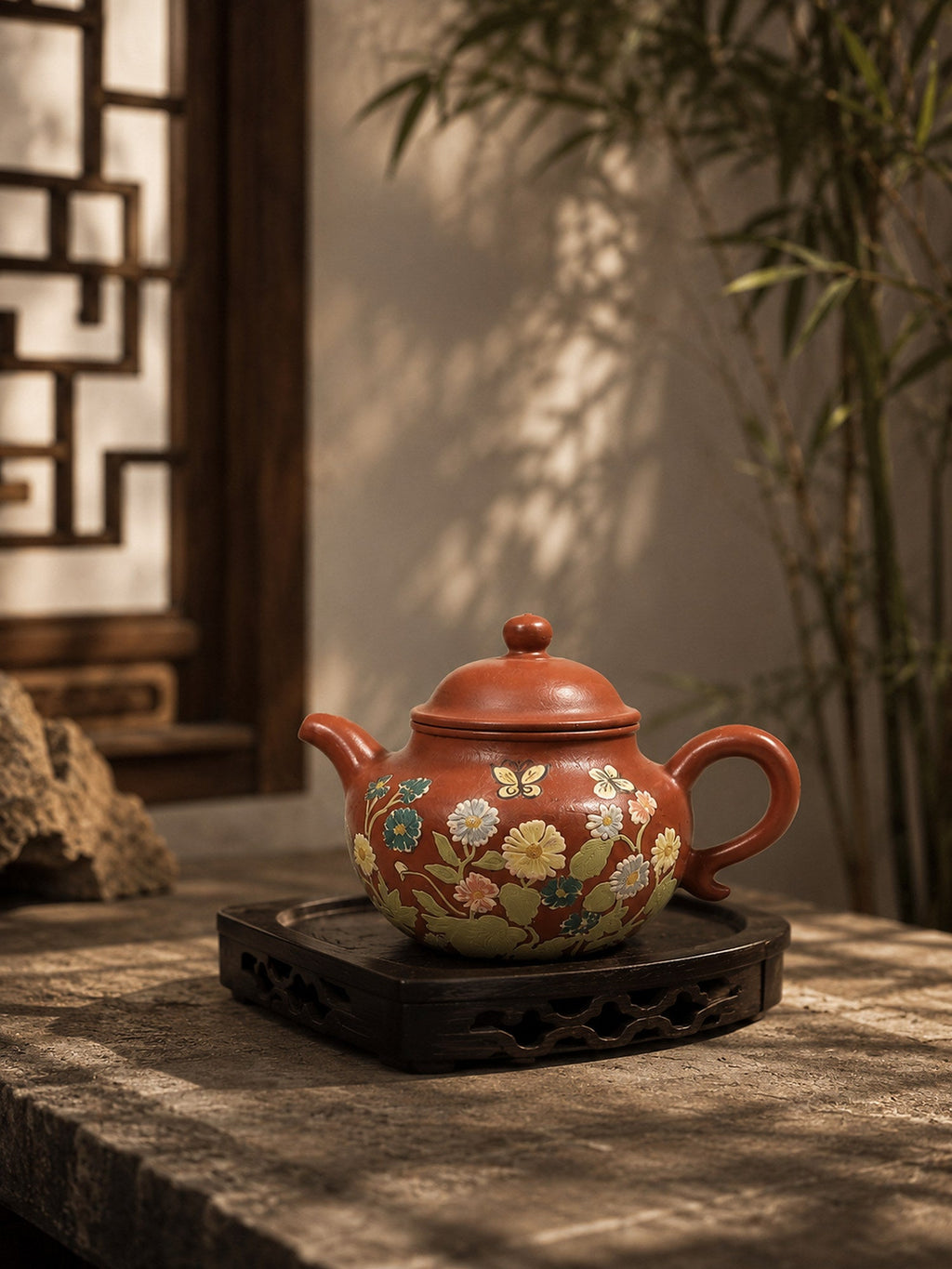 Lianzi Yixing Zisha Teapot – Zhuni Clay, 100ml