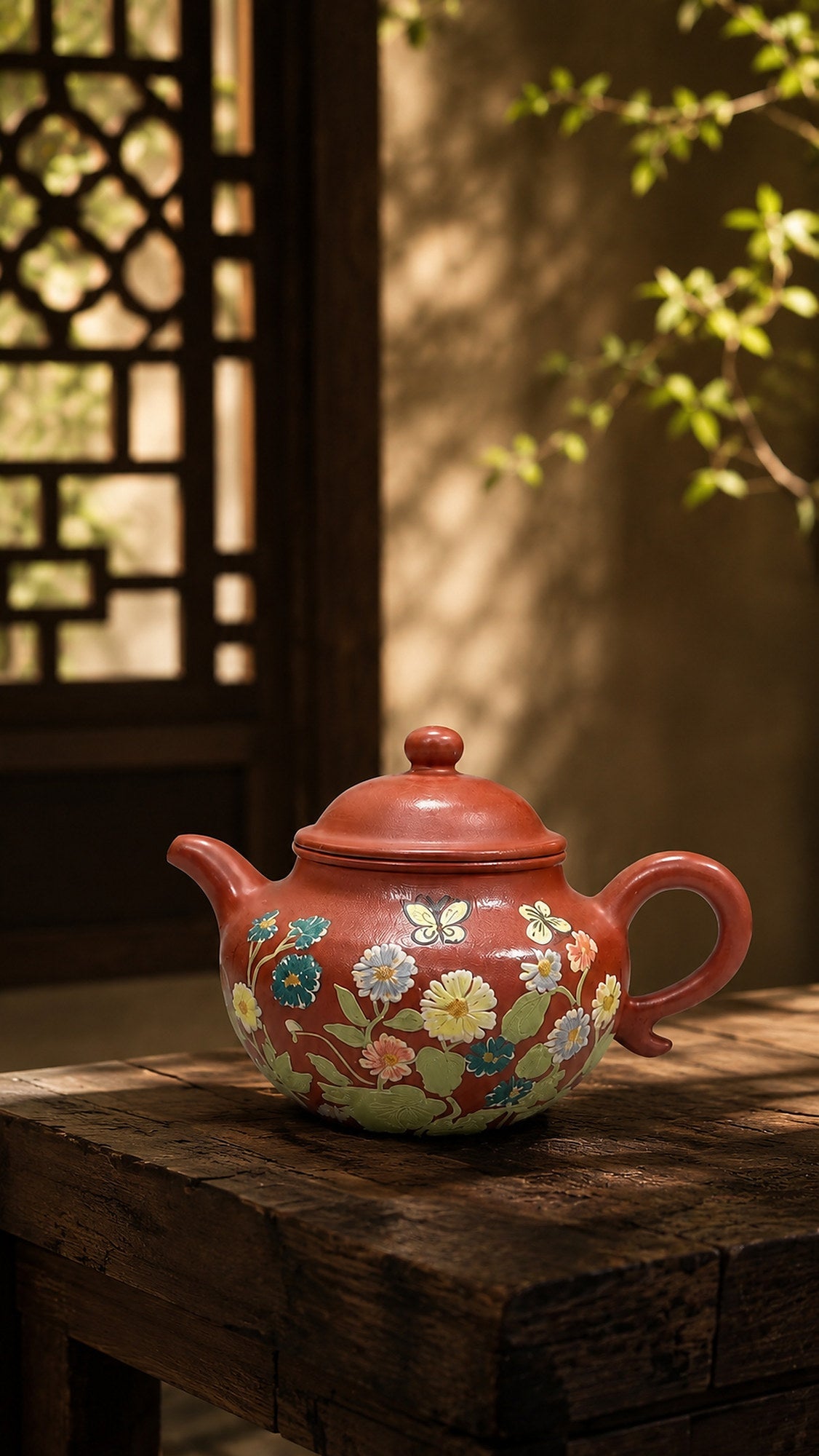 Lianzi Yixing Zisha Teapot – Zhuni Clay, 100ml