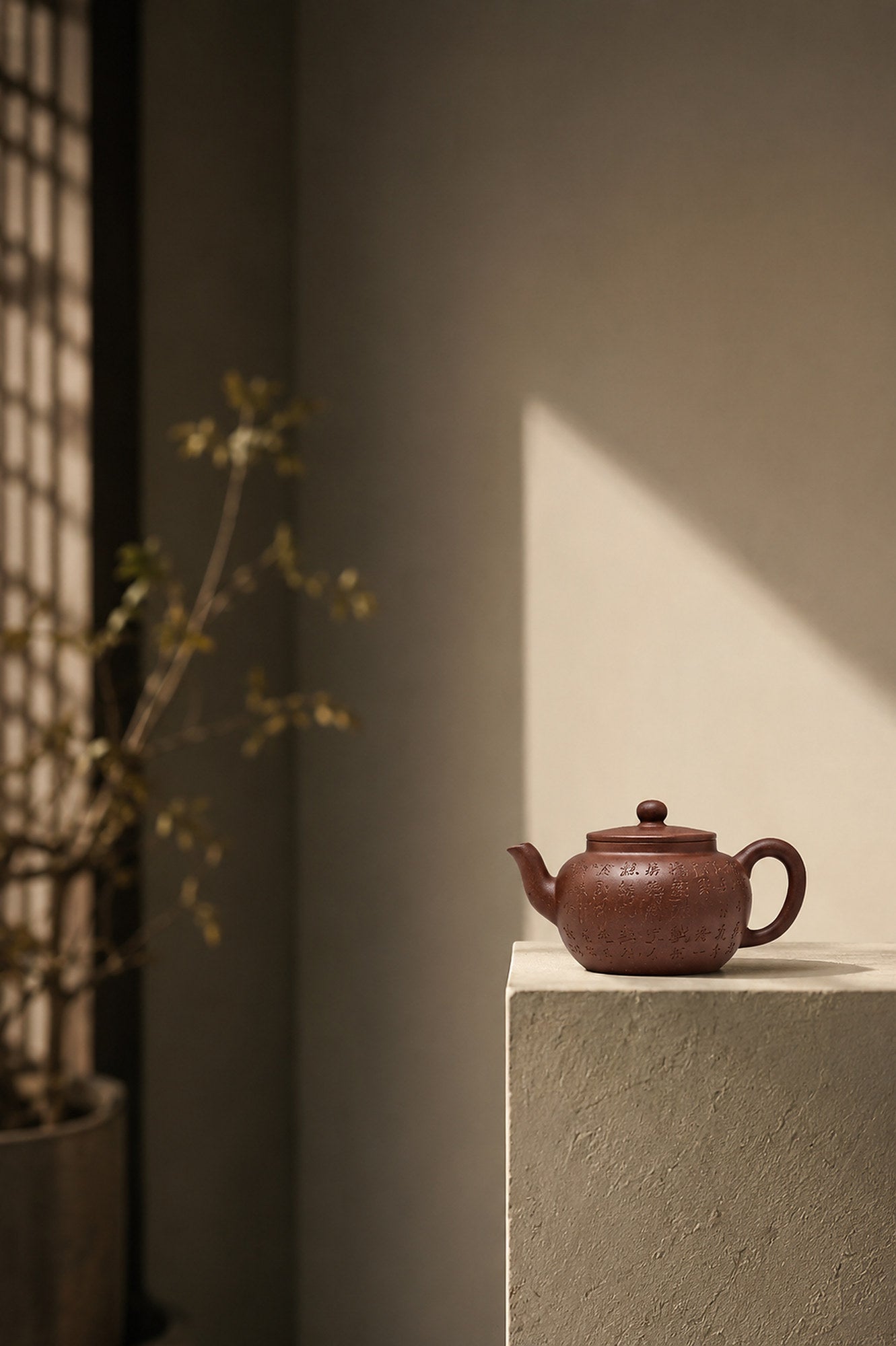 Lianzi Yixing Zisha Teapot – Zini Clay, 150ml