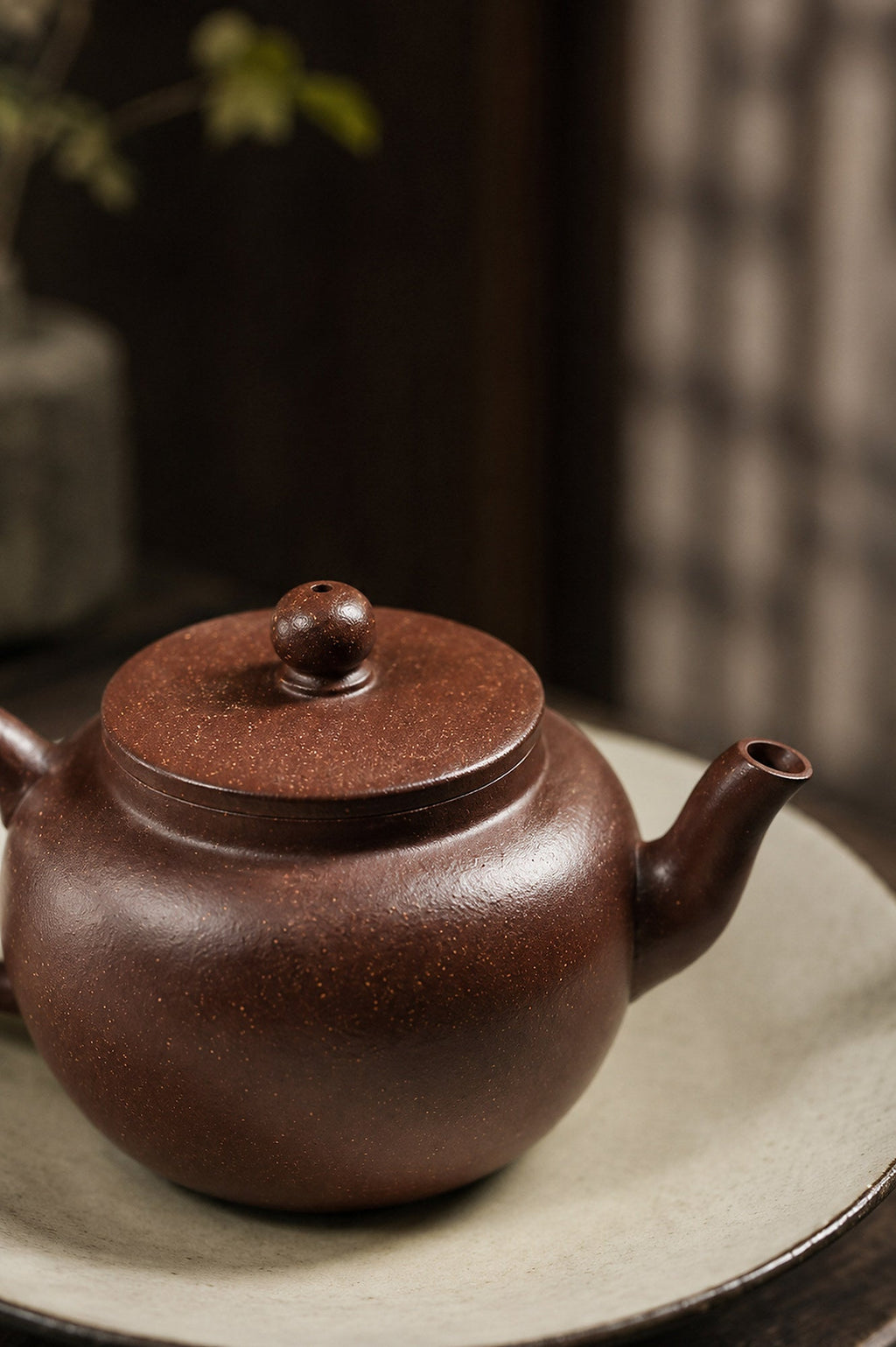 Lianzi Yixing Zisha Teapot – Zini Clay, 150ml