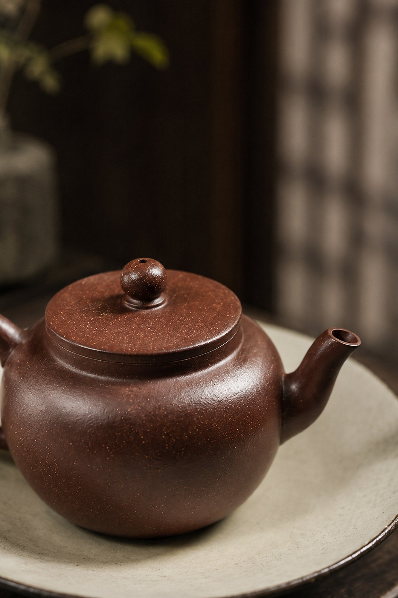 Lianzi Yixing Zisha Teapot – Zini Clay, 150ml
