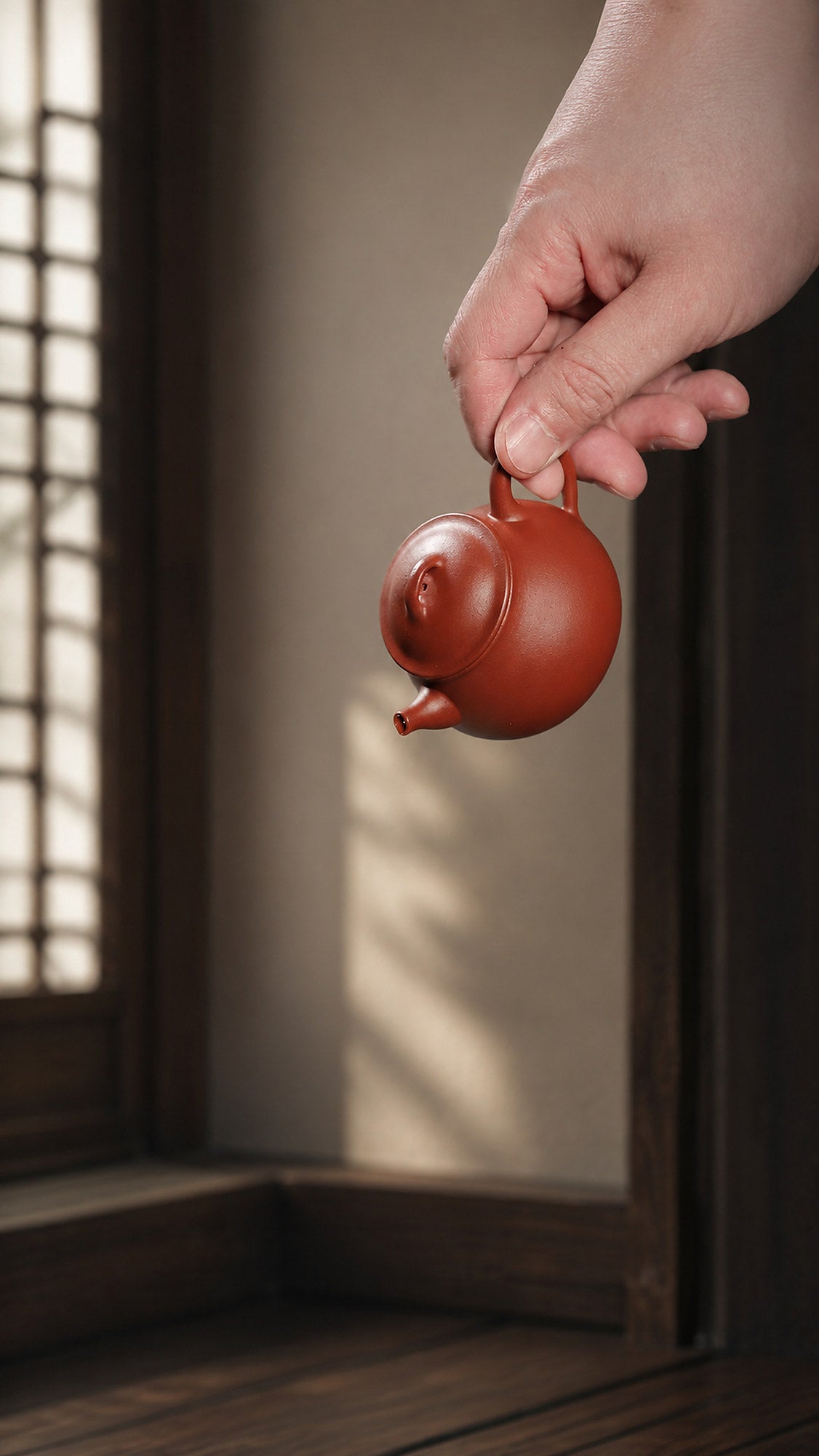 Handmade Ling Zhu Yixing Zisha Teapot – Zhuni Clay, 110ml