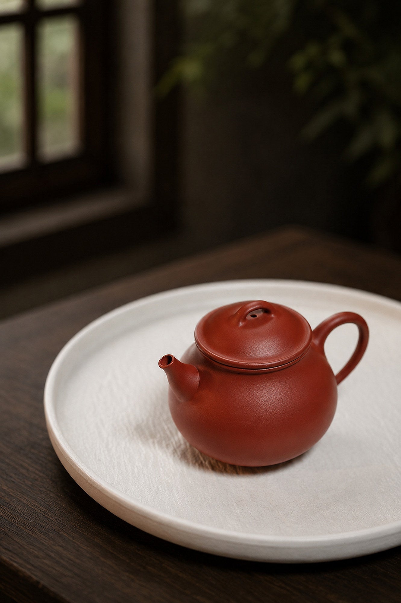 Handmade Ling Zhu Yixing Zisha Teapot – Zhuni Clay, 110ml