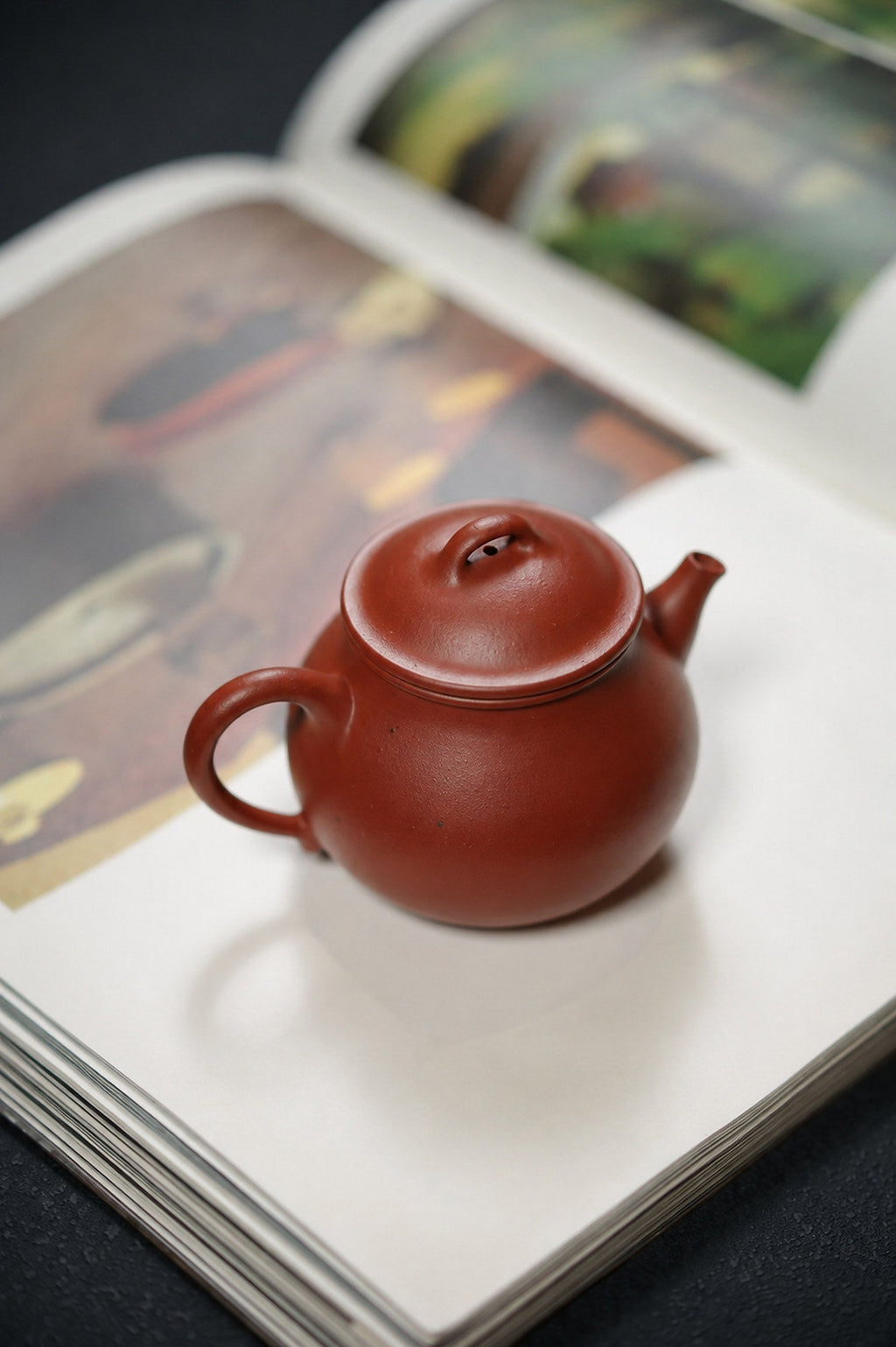 Handmade Ling Zhu Yixing Zisha Teapot – Zhuni Clay, 110ml