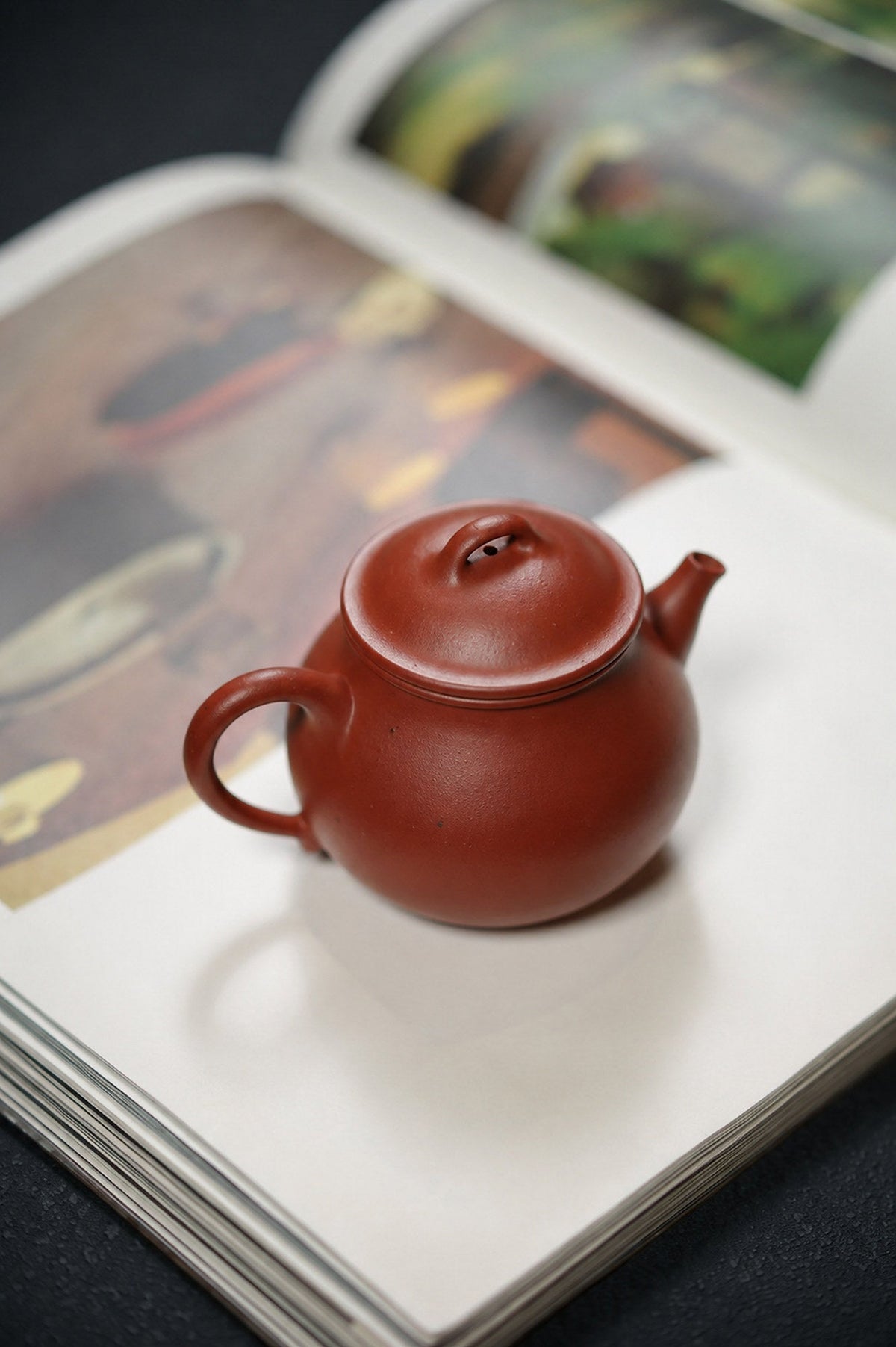 Handmade Ling Zhu Yixing Zisha Teapot – Zhuni Clay, 110ml