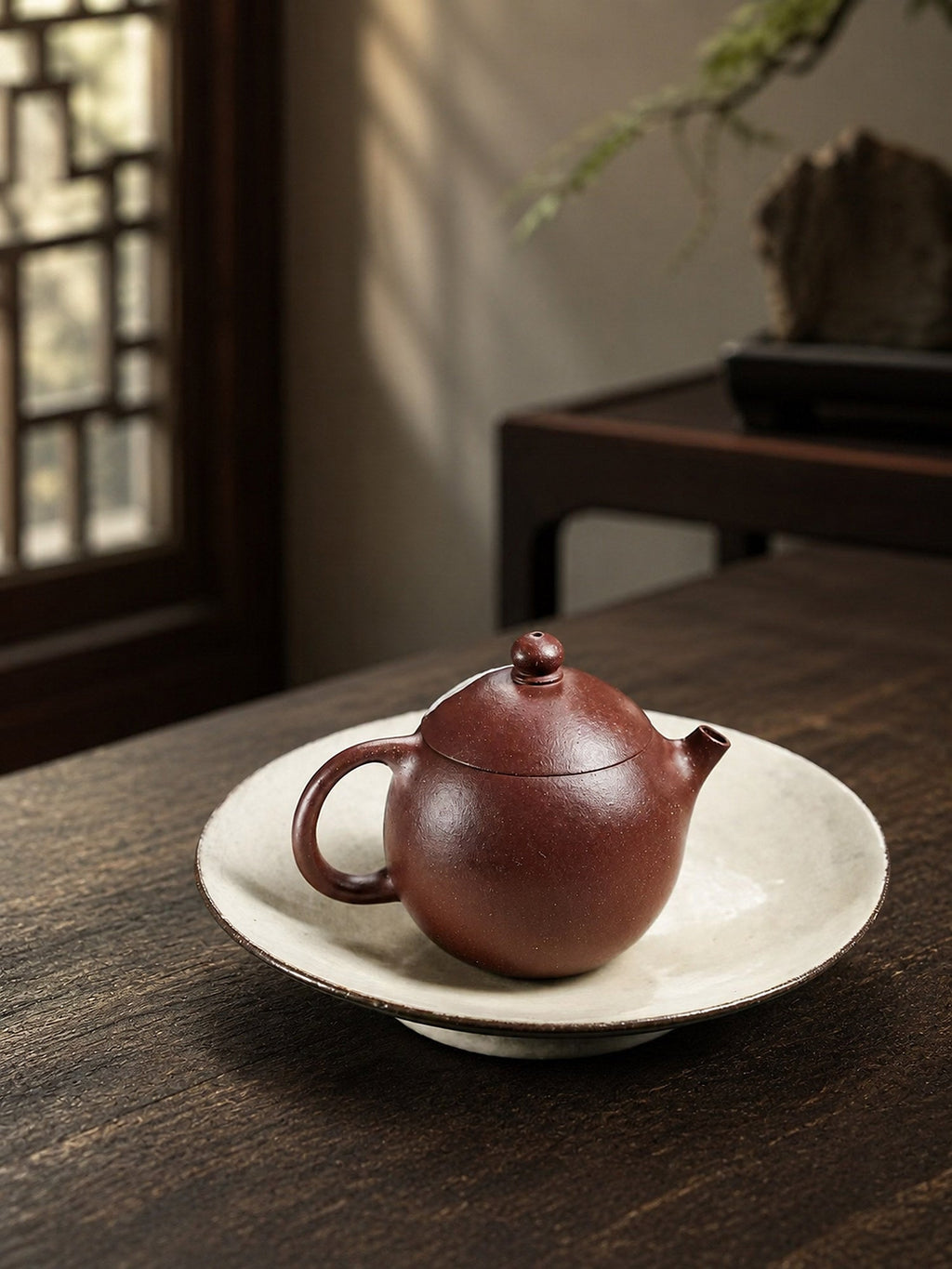 Longdan Yixing Zisha Teapot – Aged Zini Clay, 100ml