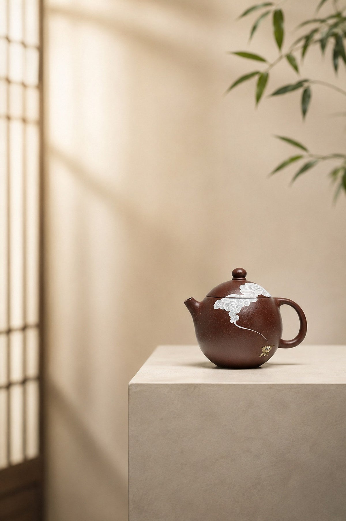 Longdan Yixing Zisha Teapot – Aged Zini Clay, 100ml